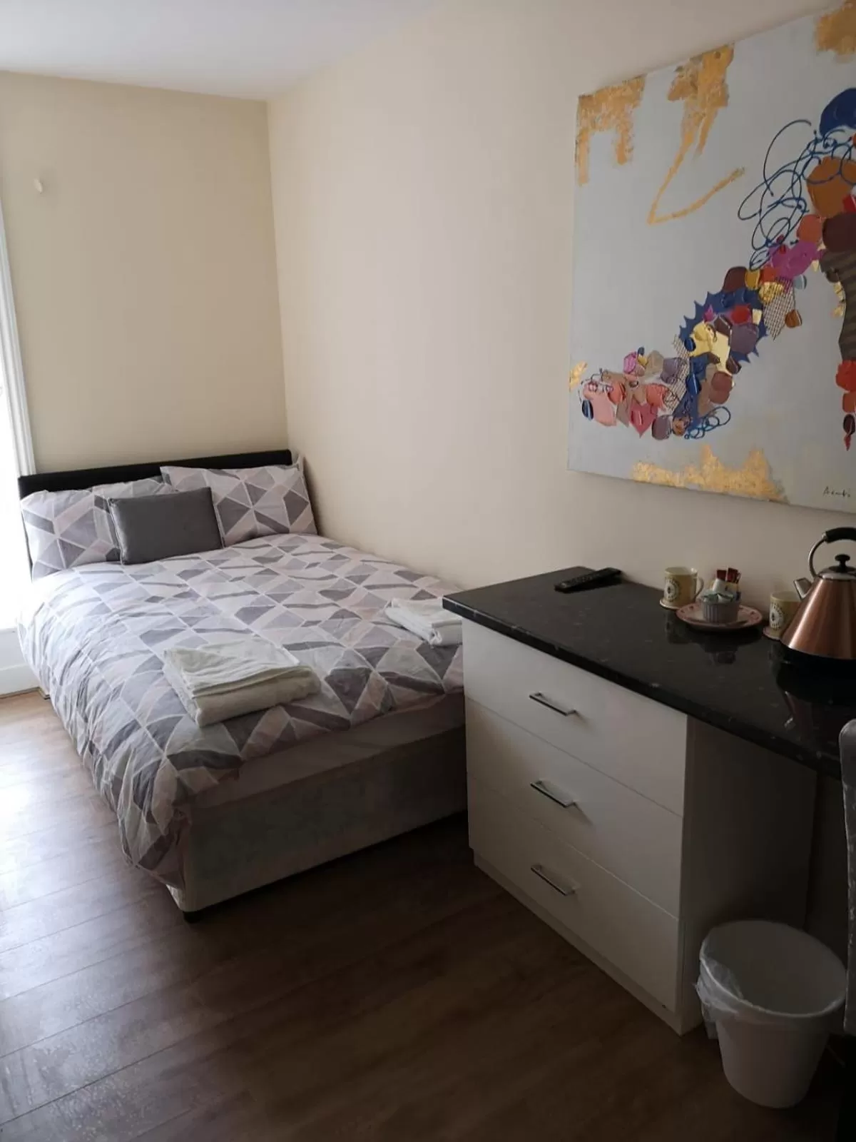 Bed in The Winter Garden Suites