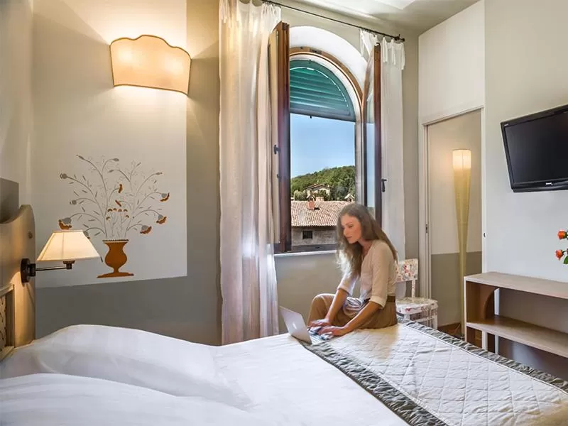 Photo of the whole room, Bed in Albergo Le Terme