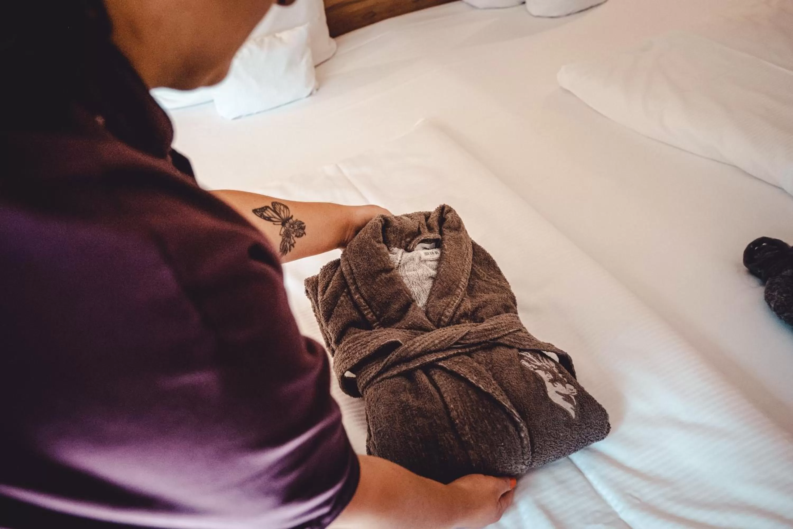 Bed in Berghotel Rehlegg