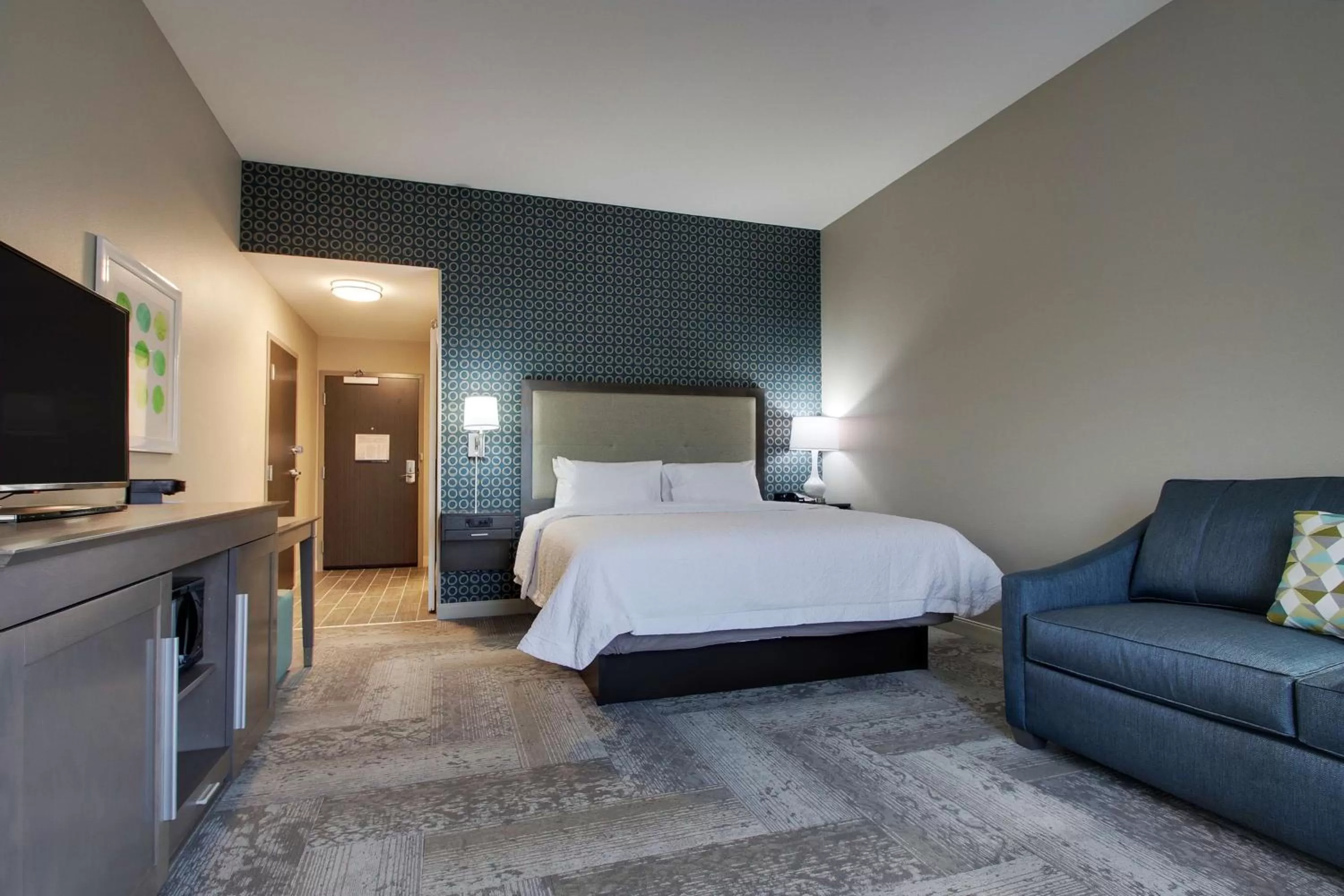Bedroom, Bed in Hampton Inn & Suites By Hilton Knightdale Raleigh