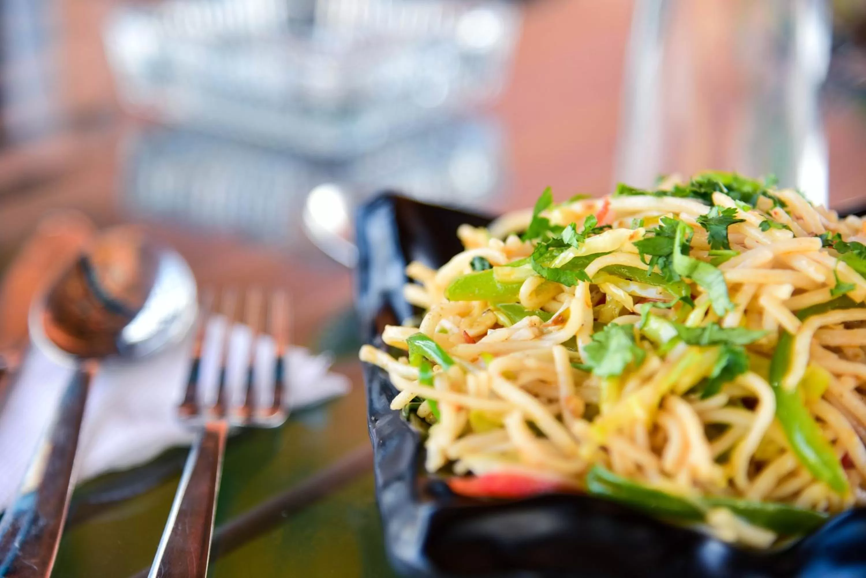 Food in Hotel Casa by the lake