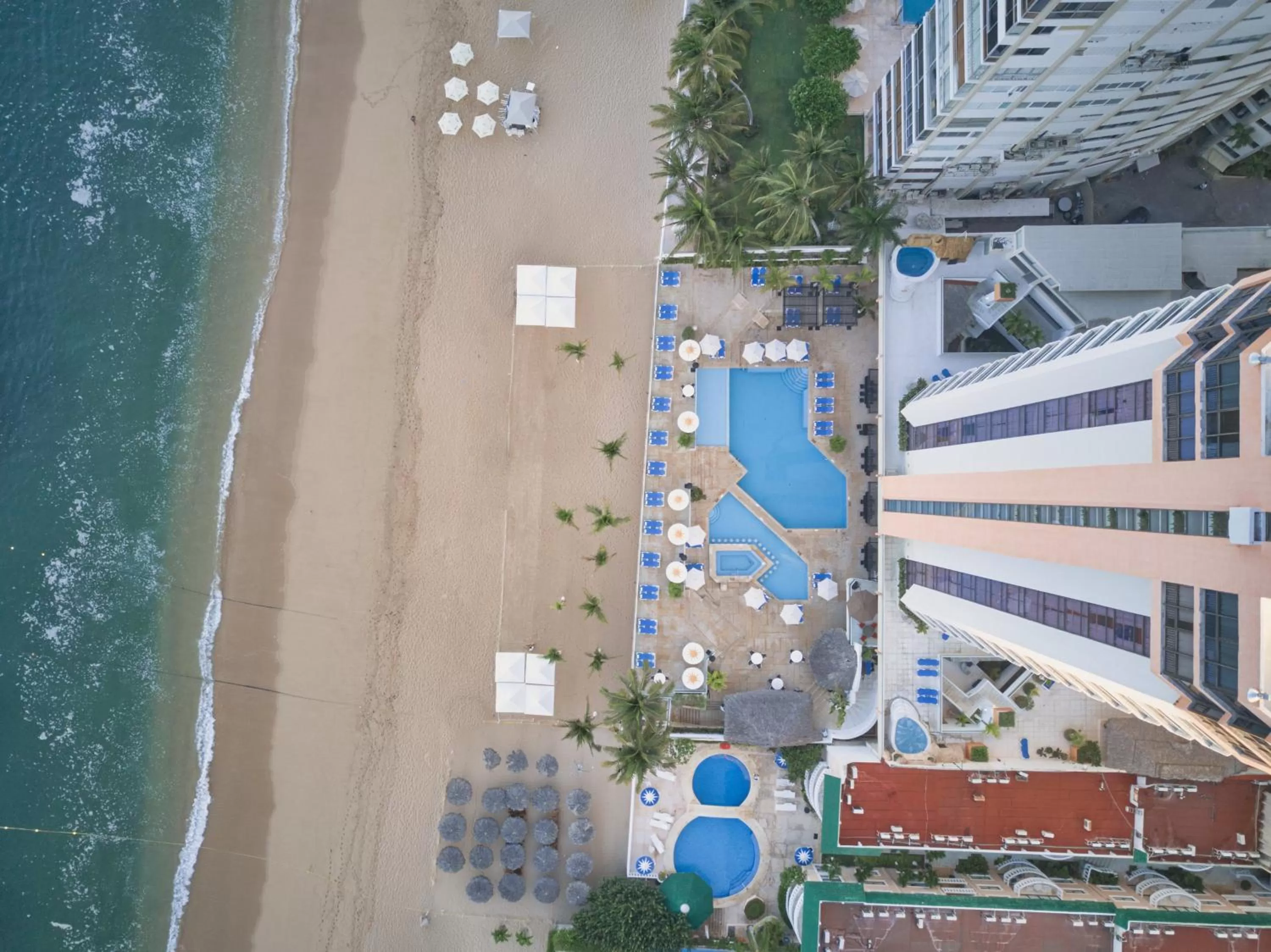 Bird's eye view in Copacabana Beach Hotel Acapulco