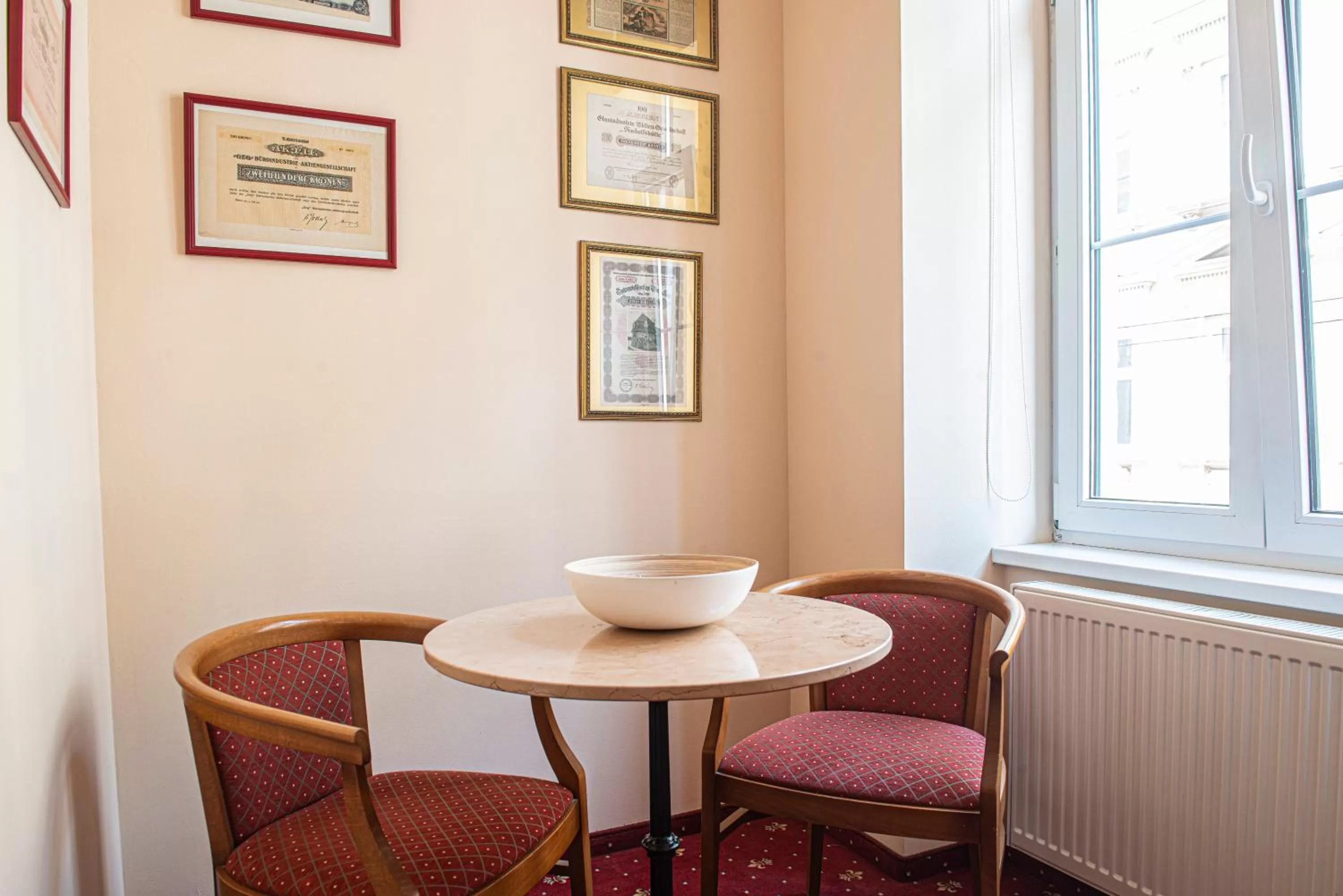 Seating area in Altwienerhof Boutique Hotel