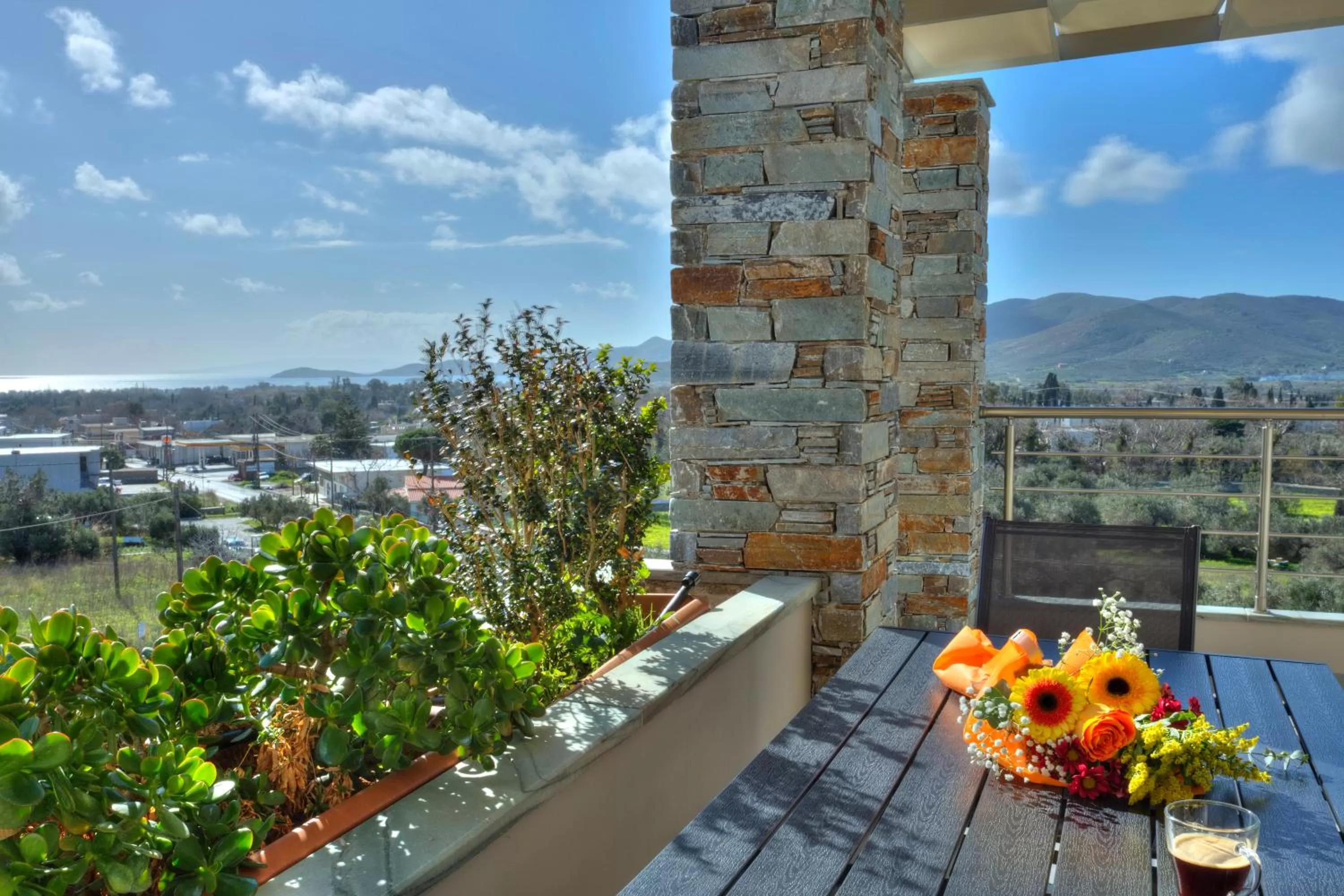 Balcony/Terrace in Vardians Villas & Suites