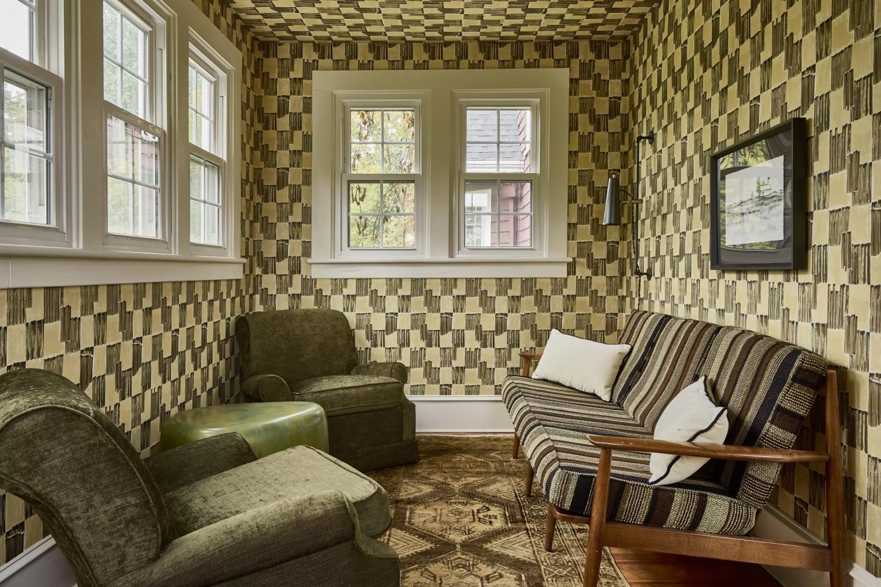 Seating area in Blind Tiger Asheville