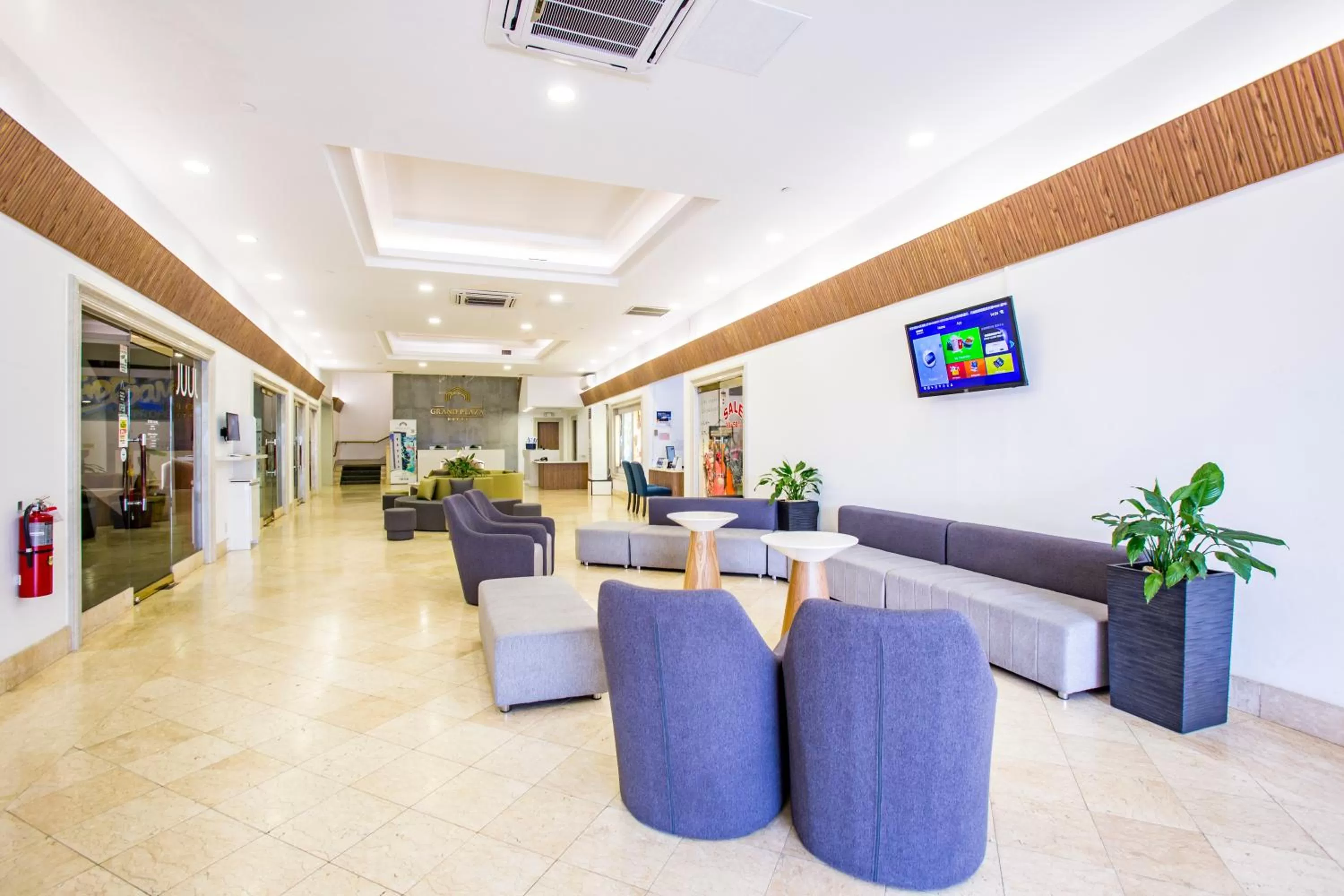 Lobby or reception in Grand Plaza Hotel