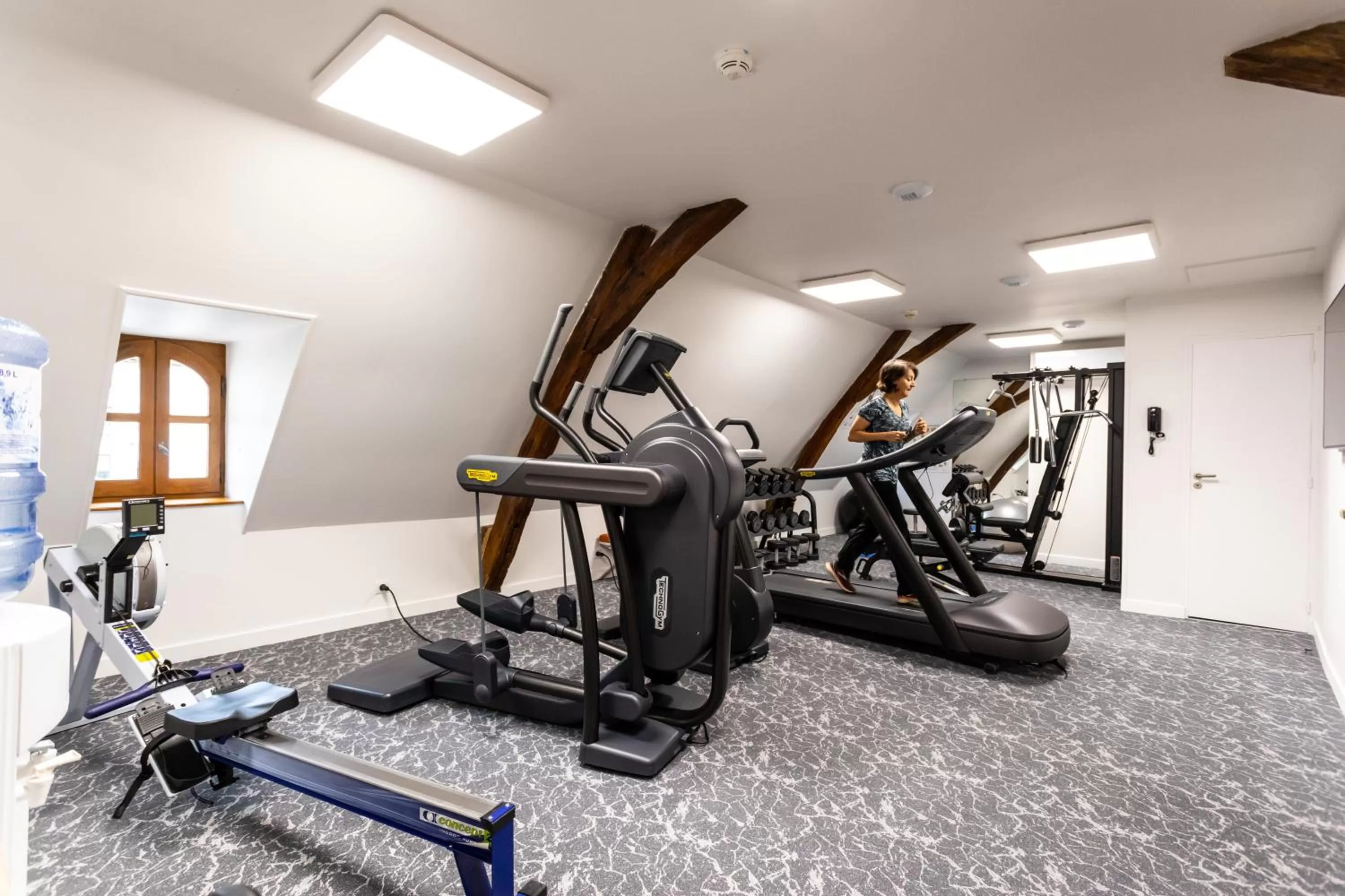 Fitness centre/facilities in Hotel De Bourbon Grand Hotel Mercure Bourges