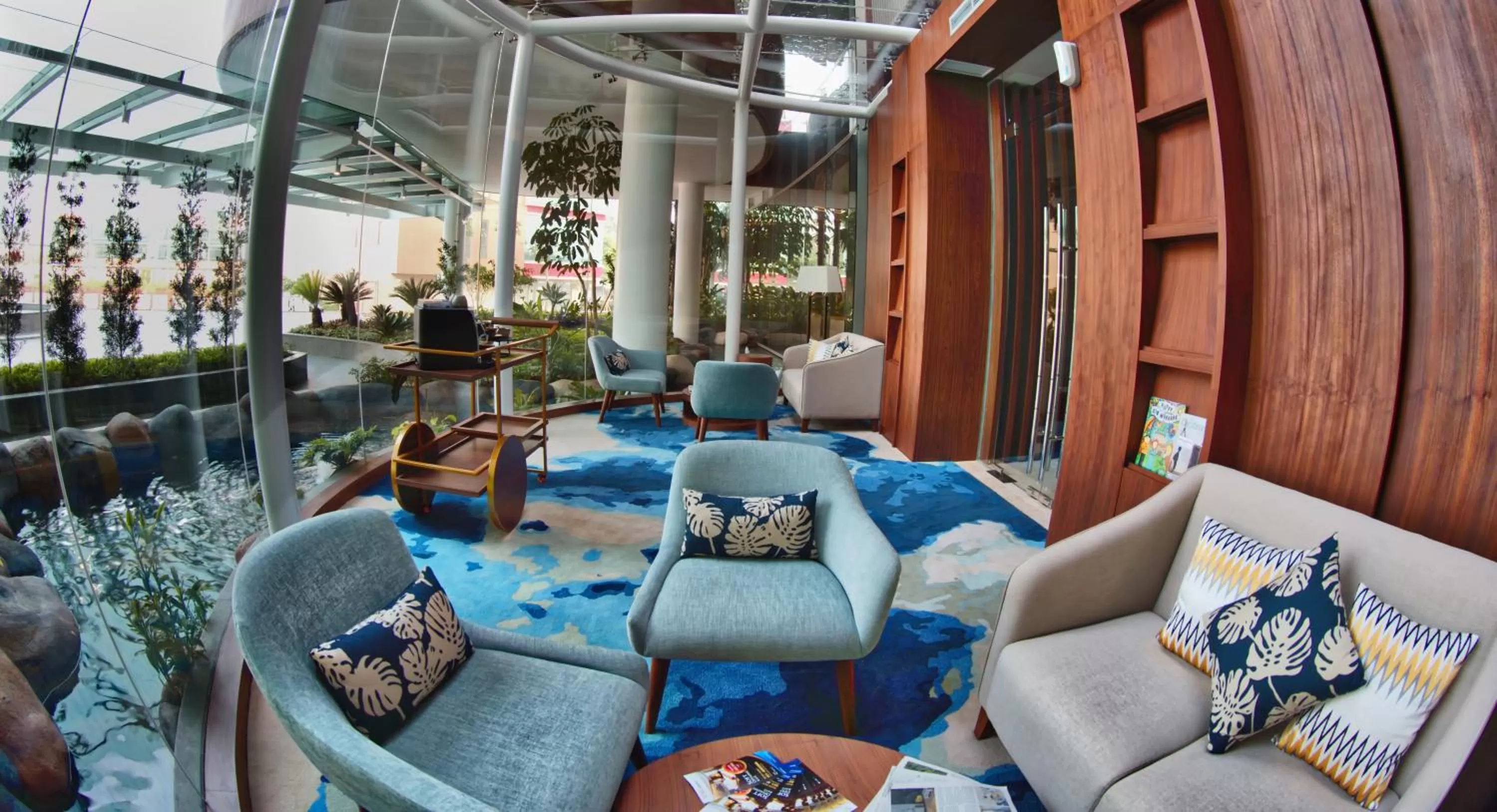 Lobby or reception in Grand Soll Marina Hotel