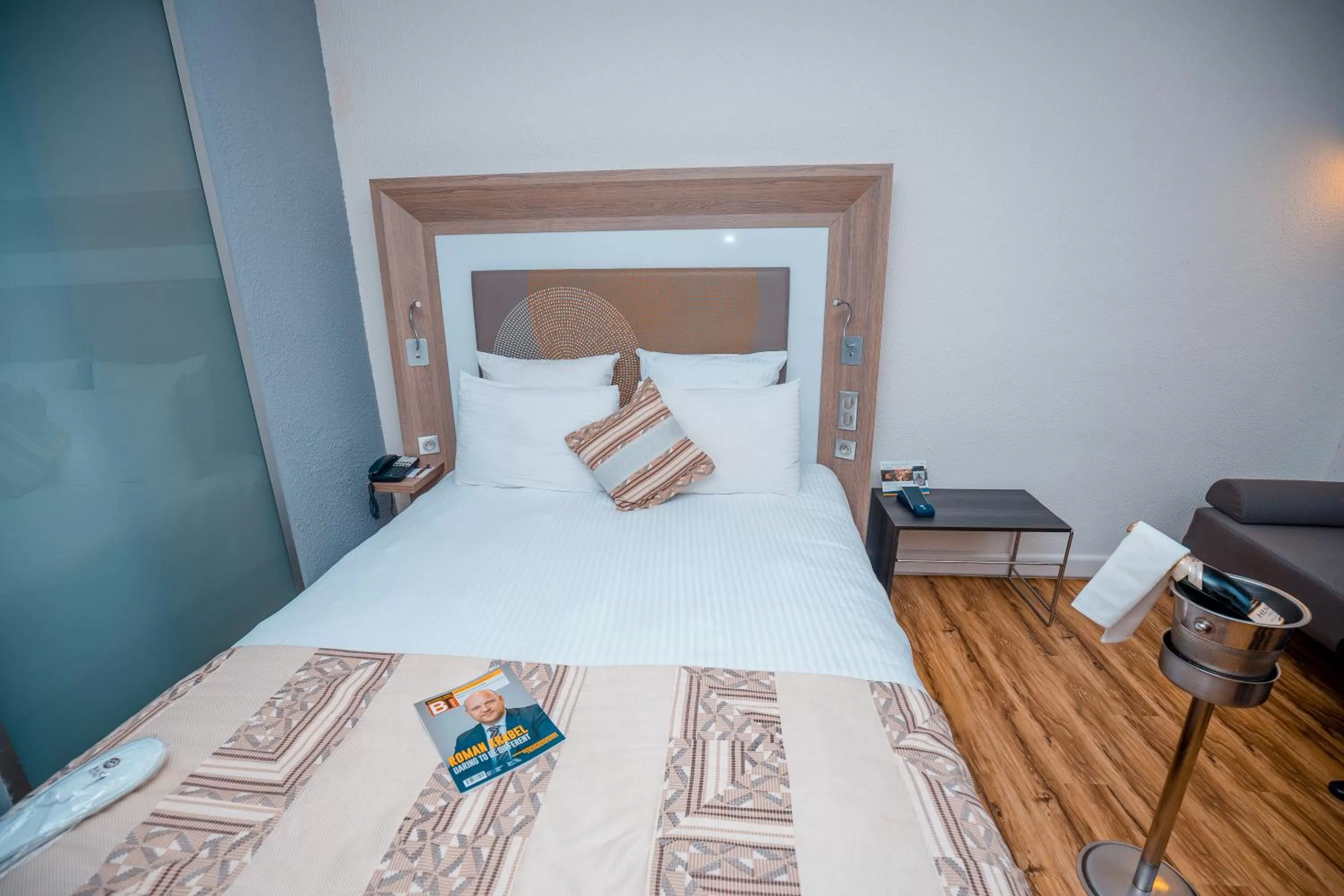 Bed in Accra City Hotel