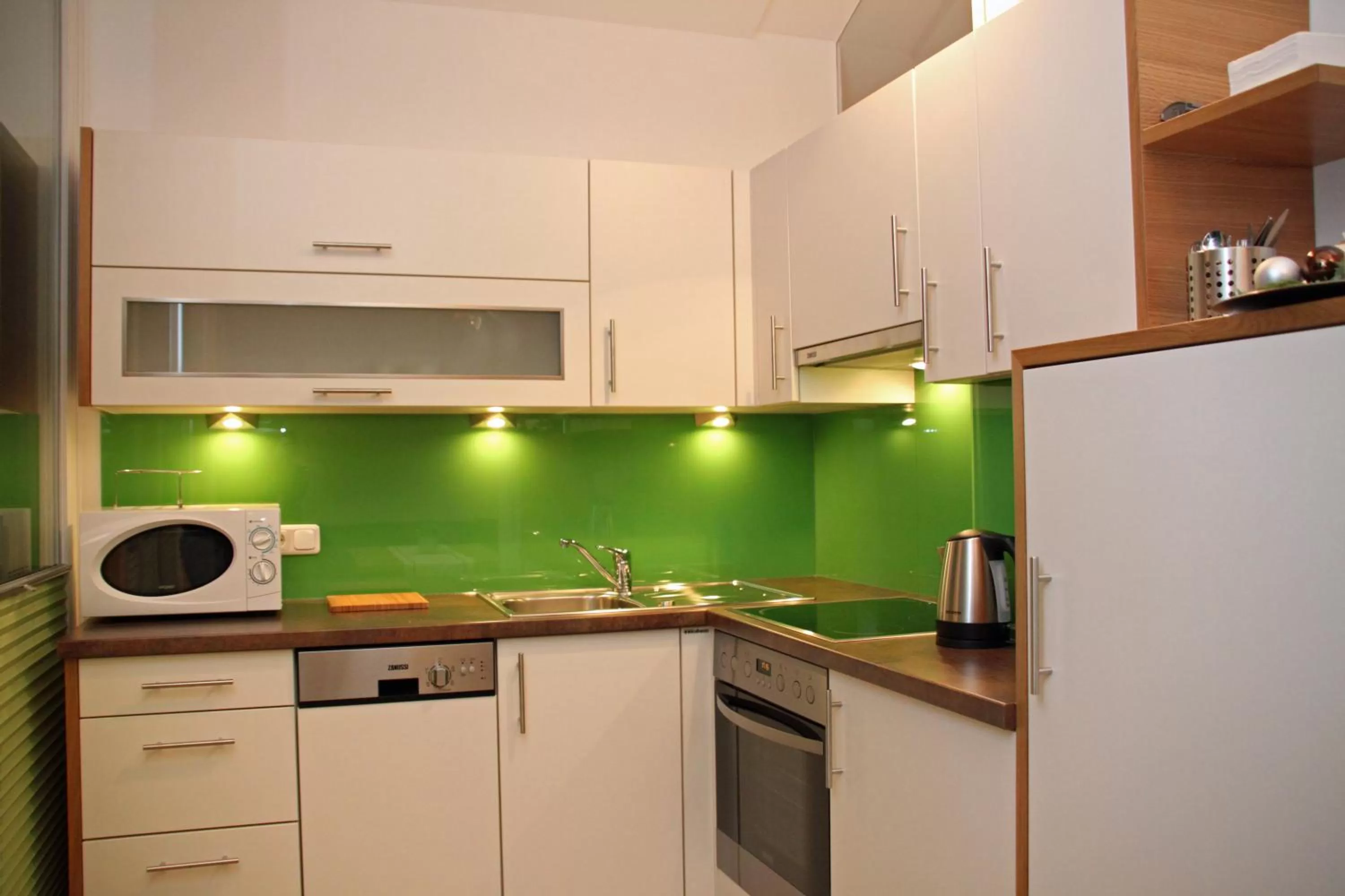 Kitchen or kitchenette in Pension Café Maier