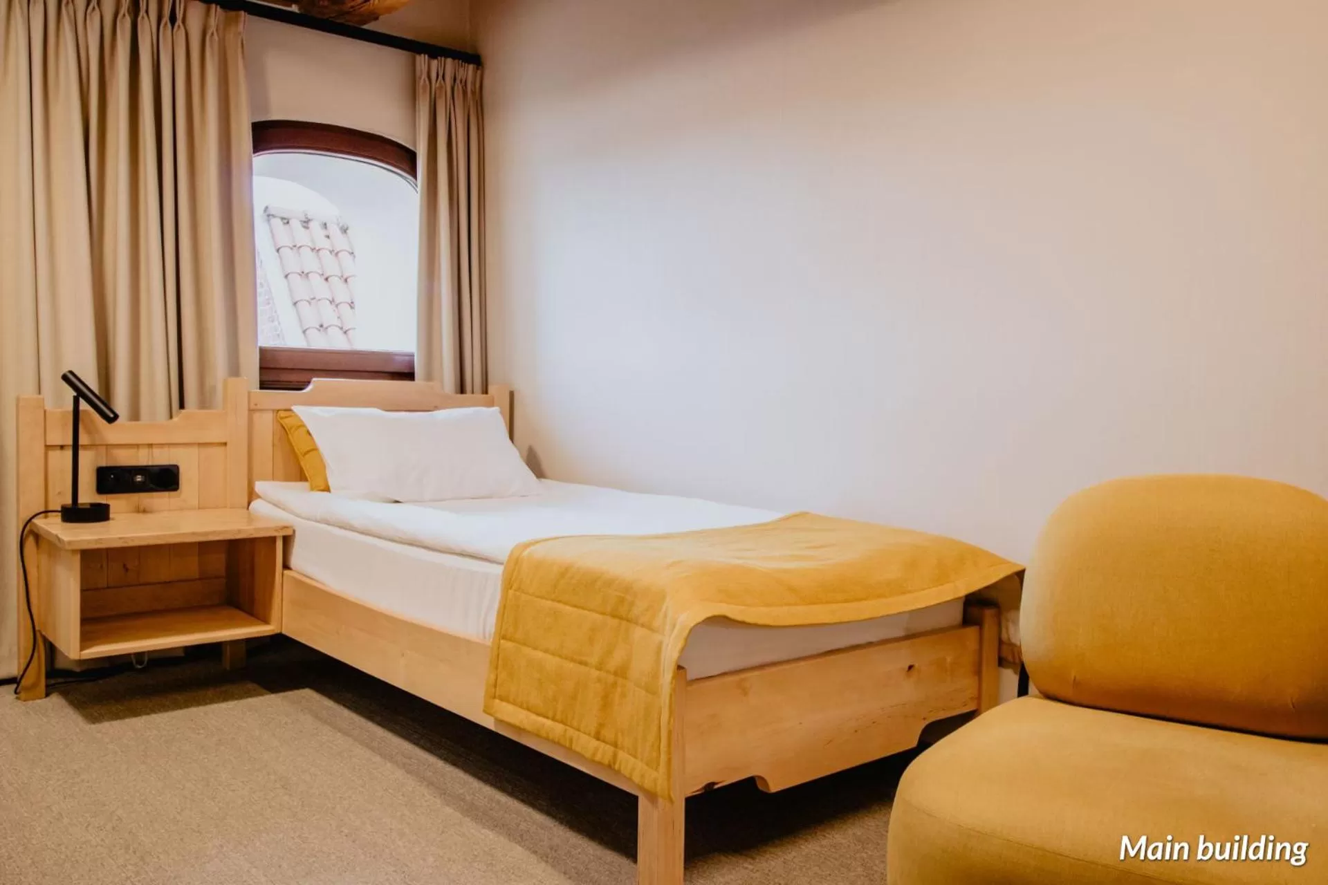 Bed in Hotel Spichrz