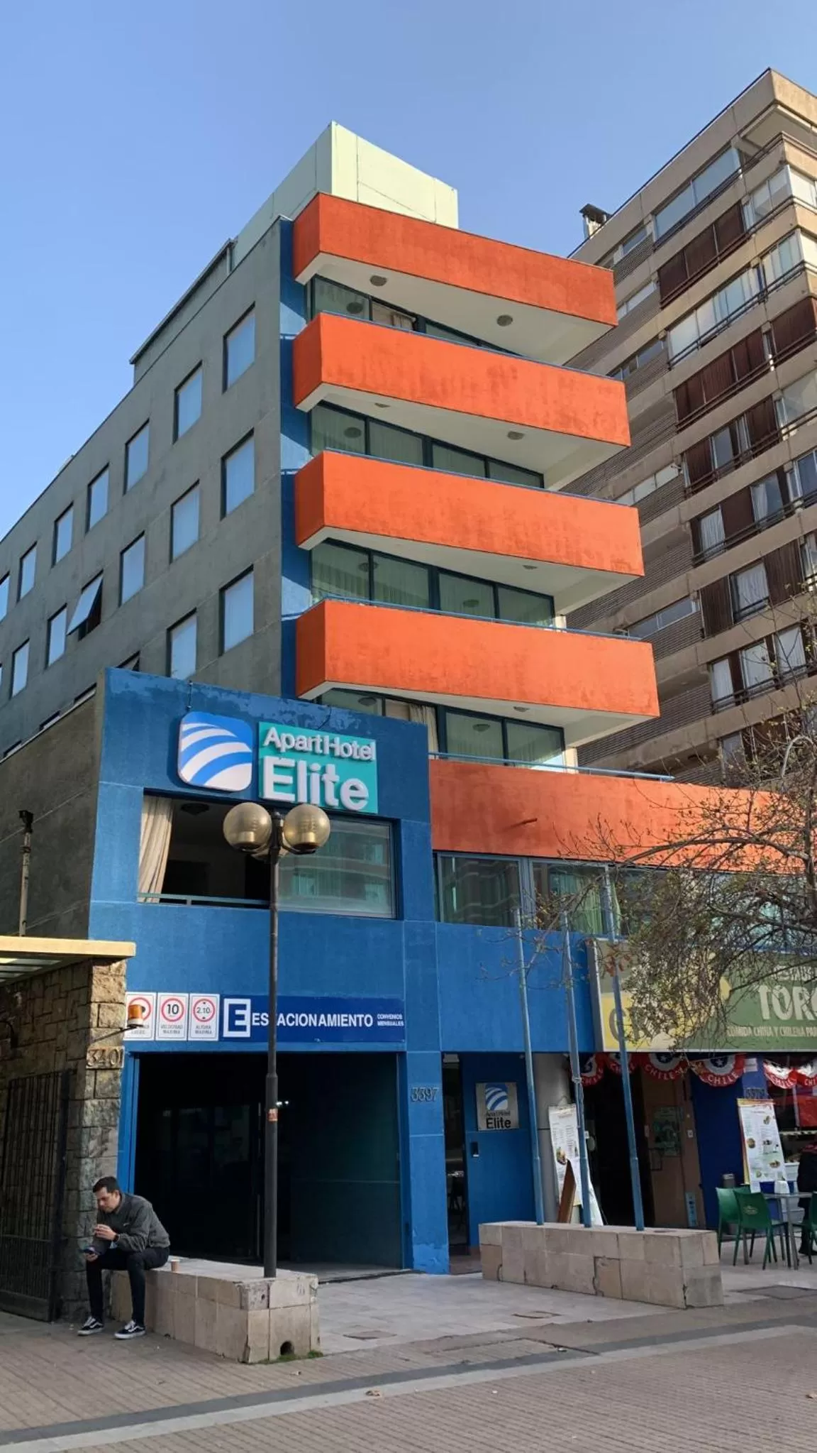 Property building in Apart Hotel Elite Las Condes