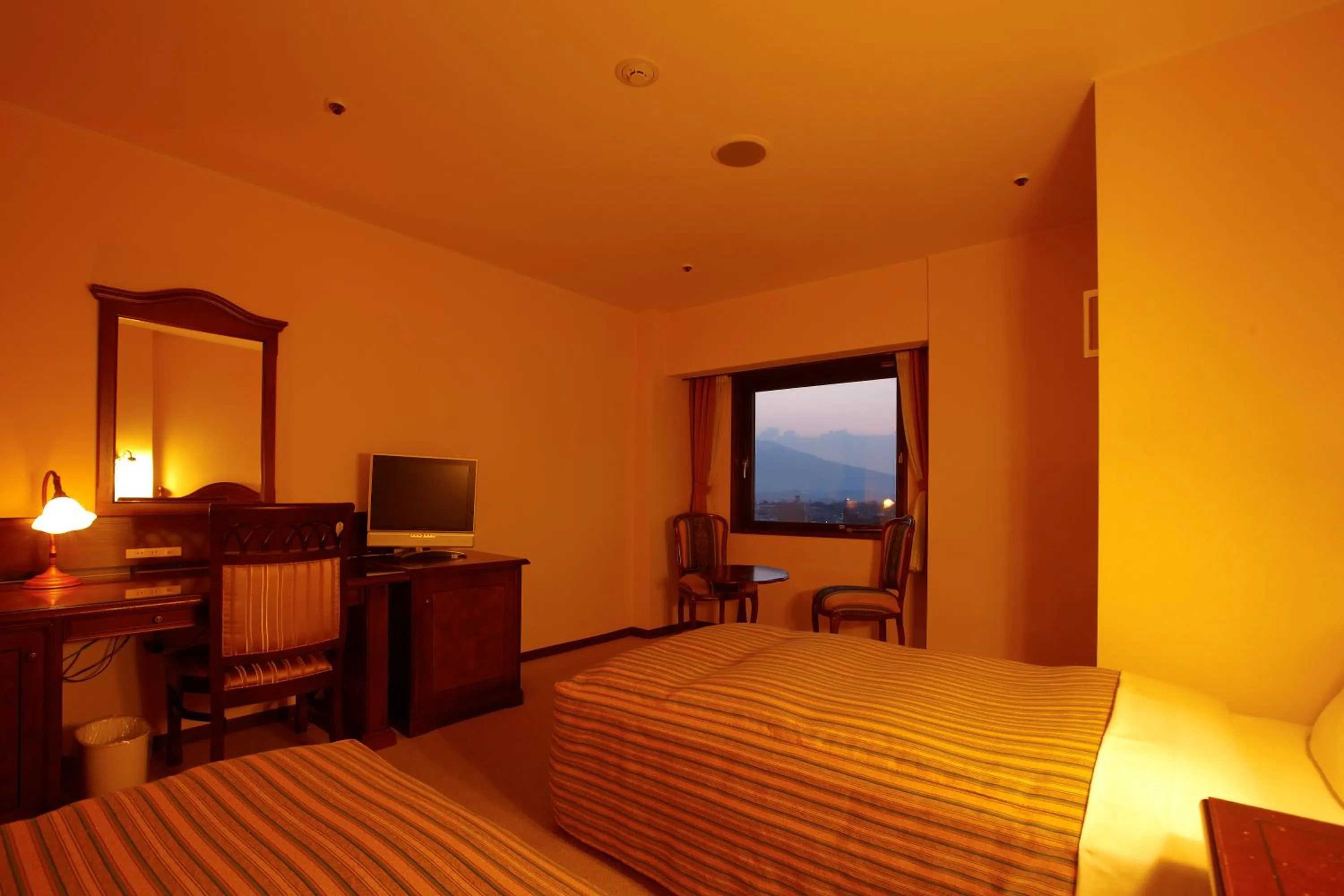 Photo of the whole room, Bed in Hirosaki Park Hotel