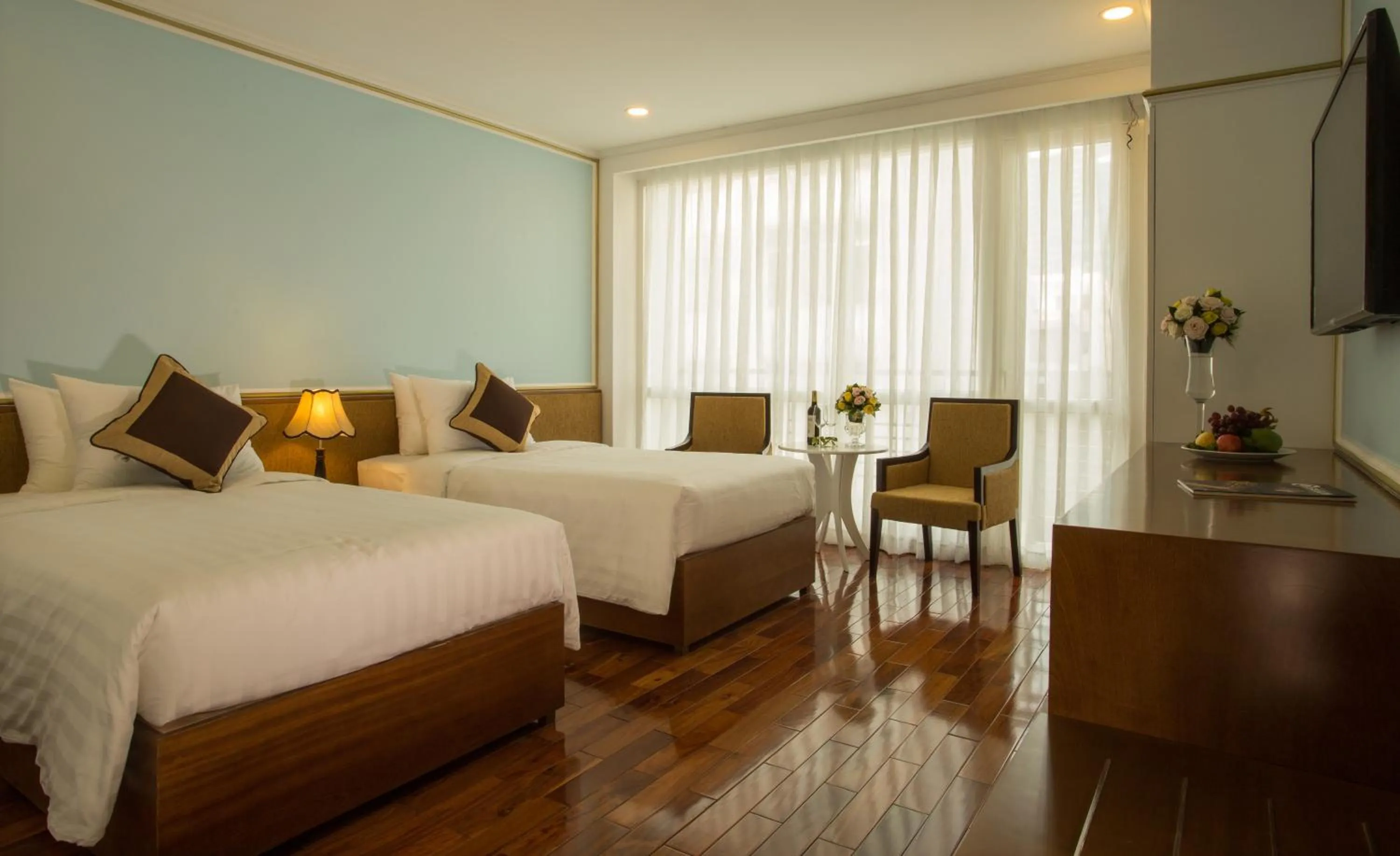 Bed in Huong Sen Annex Hotel