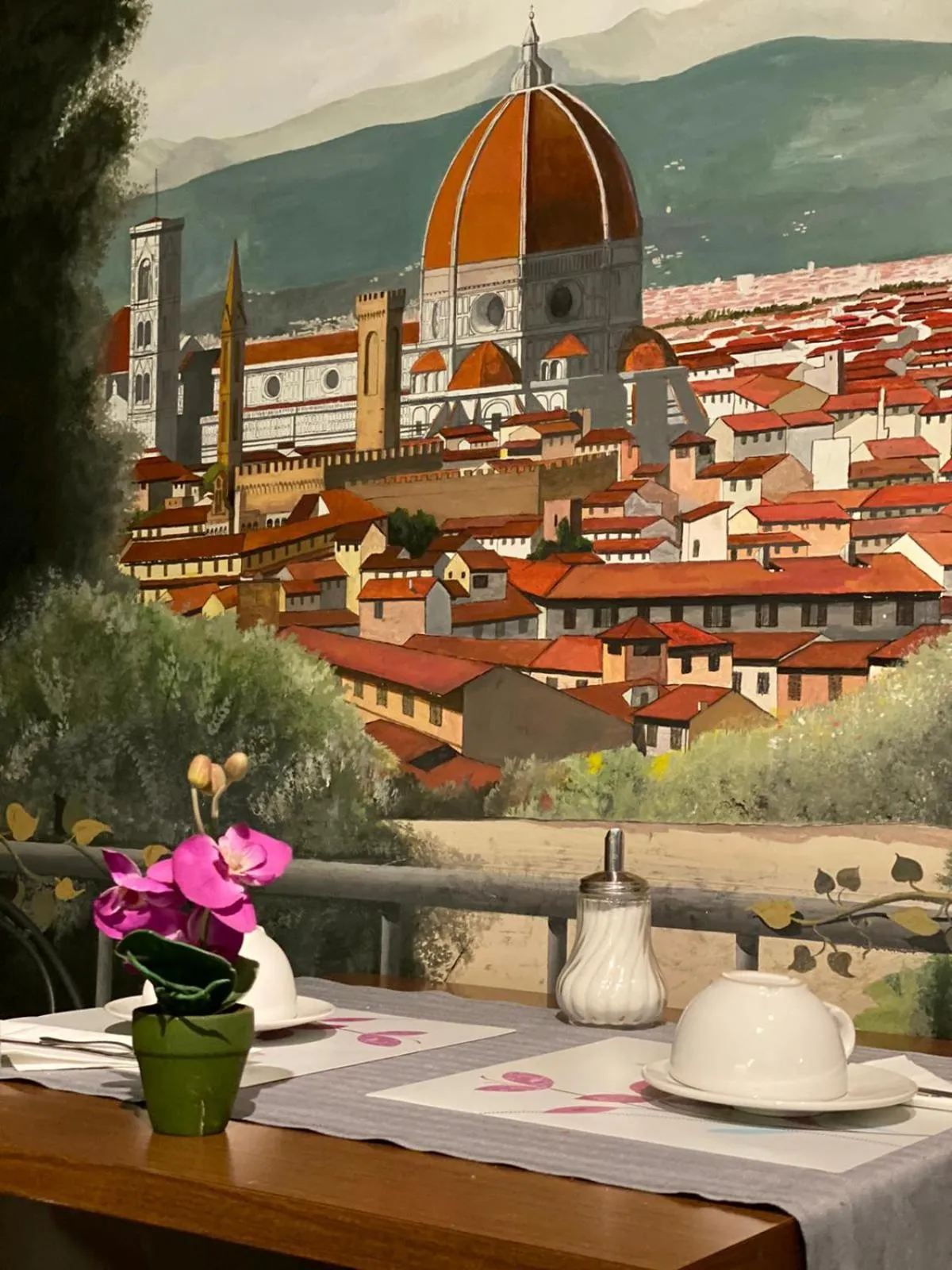 Italian breakfast in Hotel Victoria