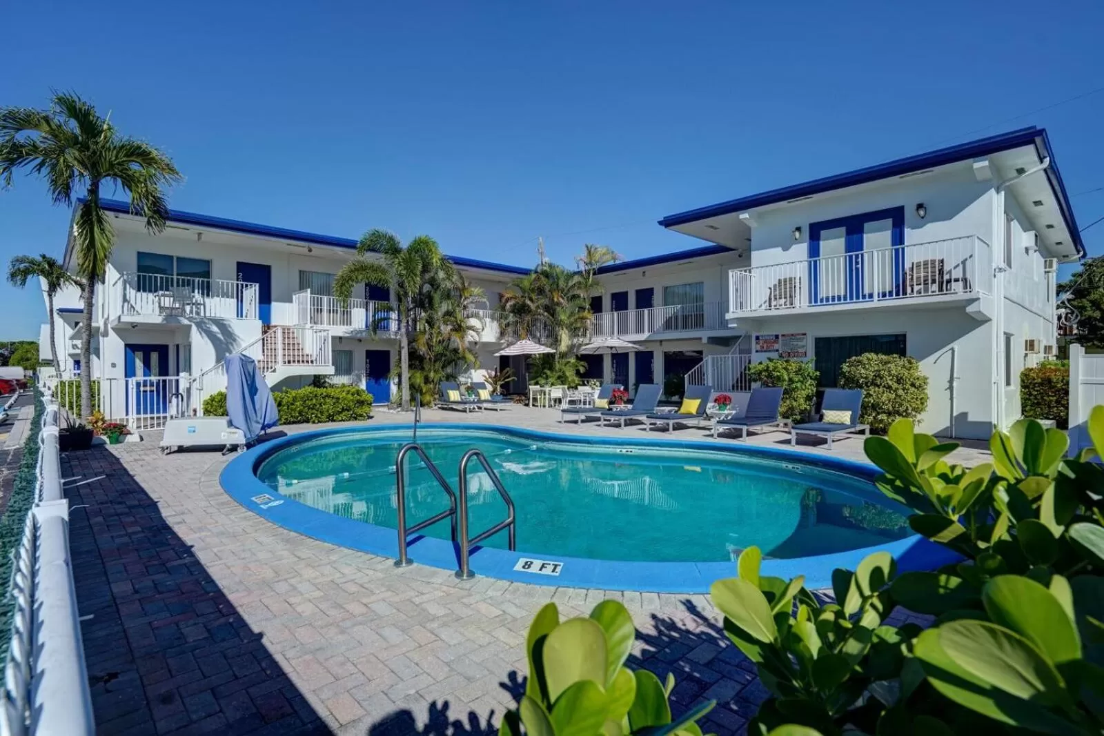 Swimming pool, Property Building in Blue Strawberry by the Sea