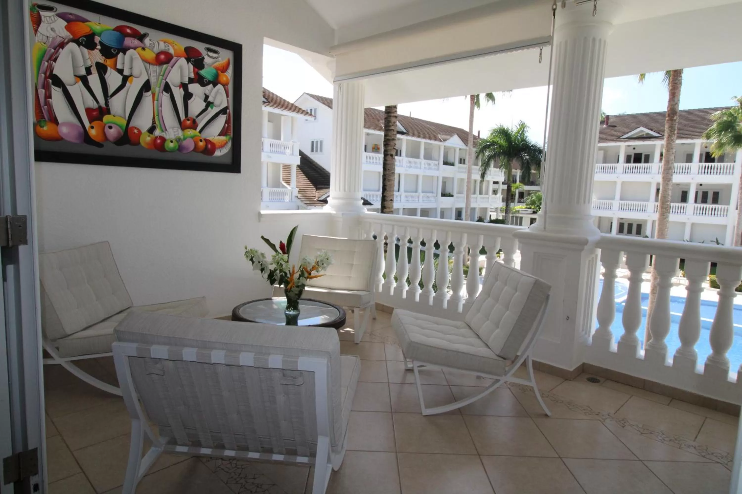 Balcony/Terrace in Albachiara Hotel - Las Terrenas