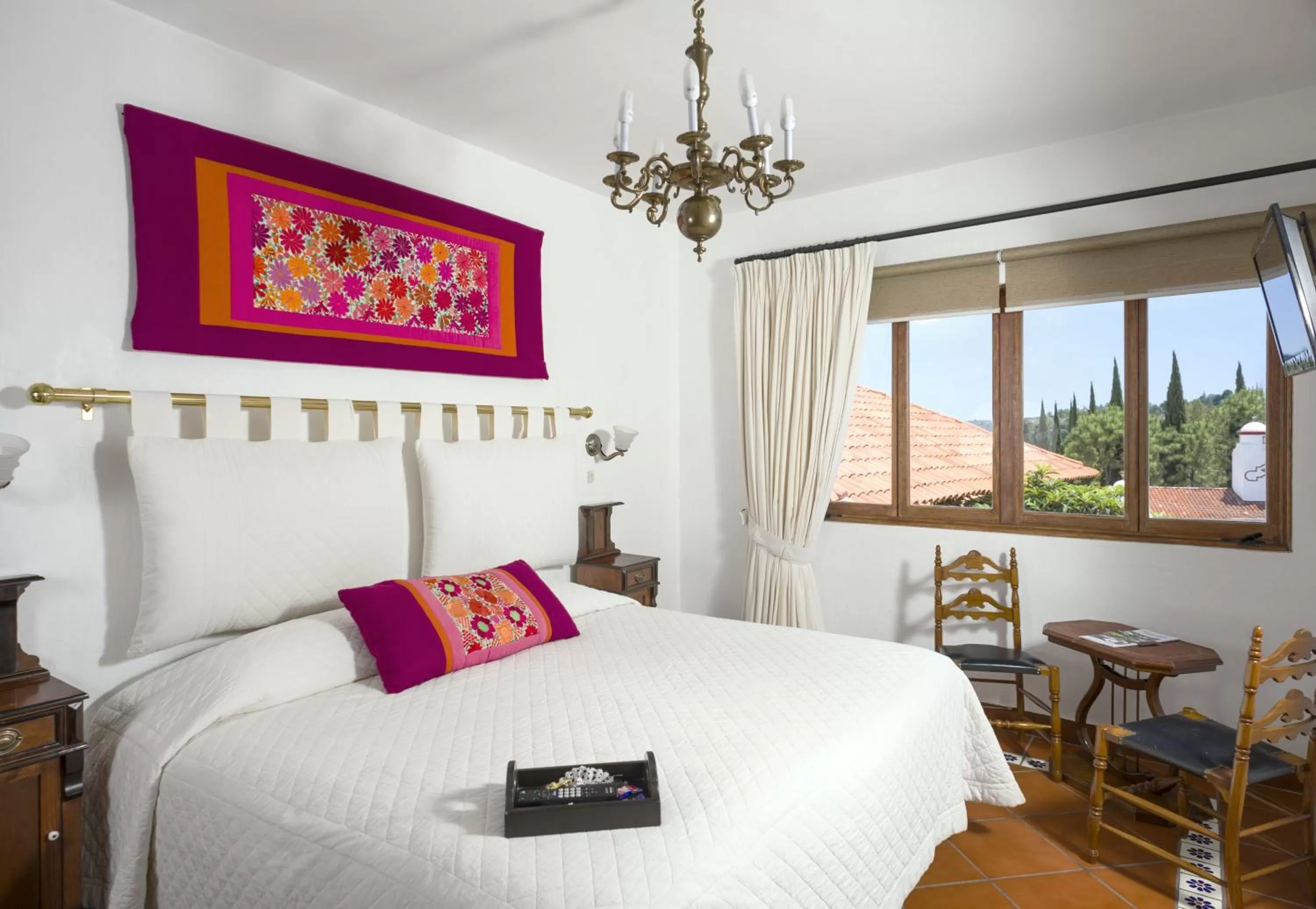 Bed in Hotel Tapalpa de Mis Amores