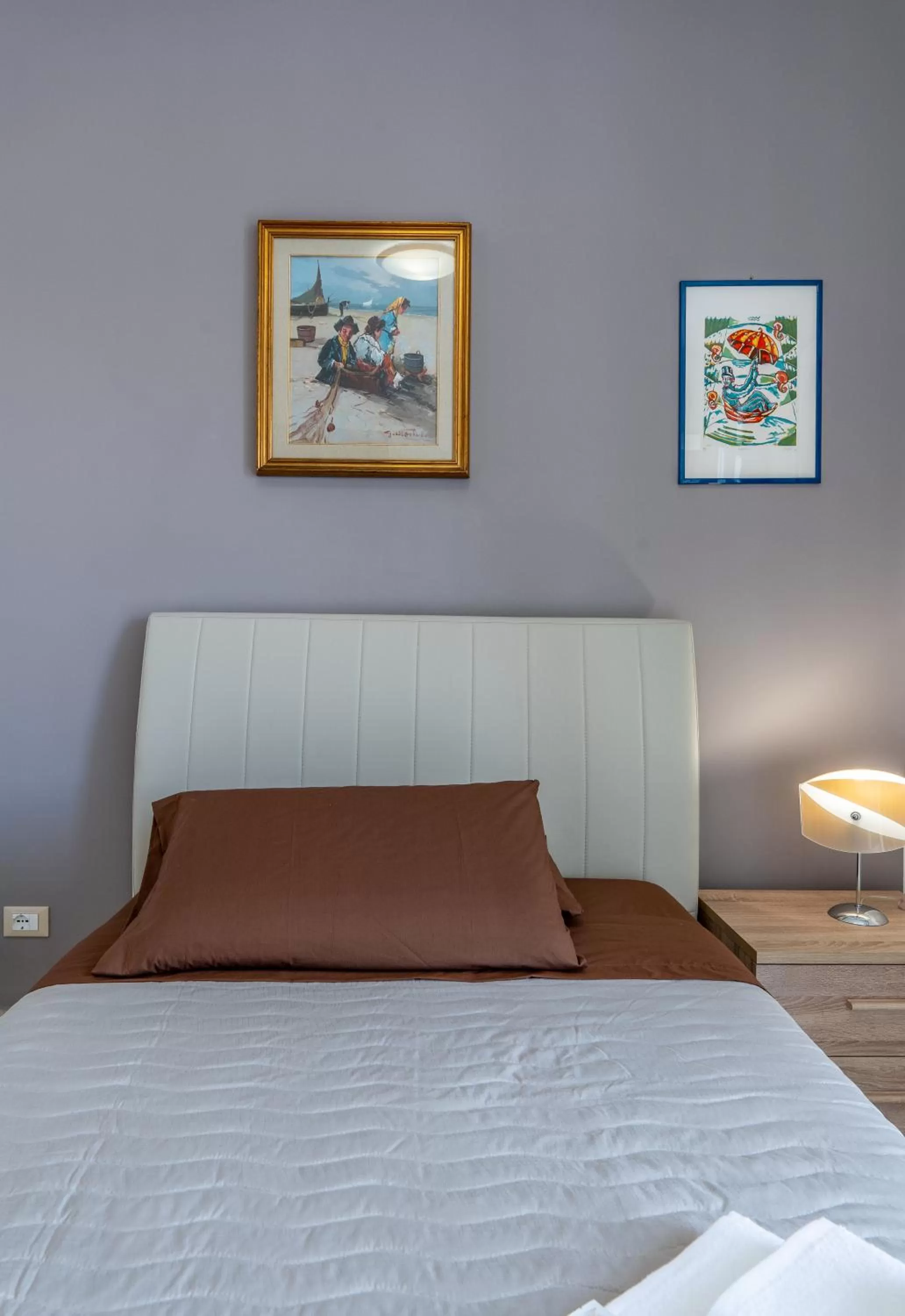 Bed in B&B Una Terrazza sul Golfo di Sferracavallo