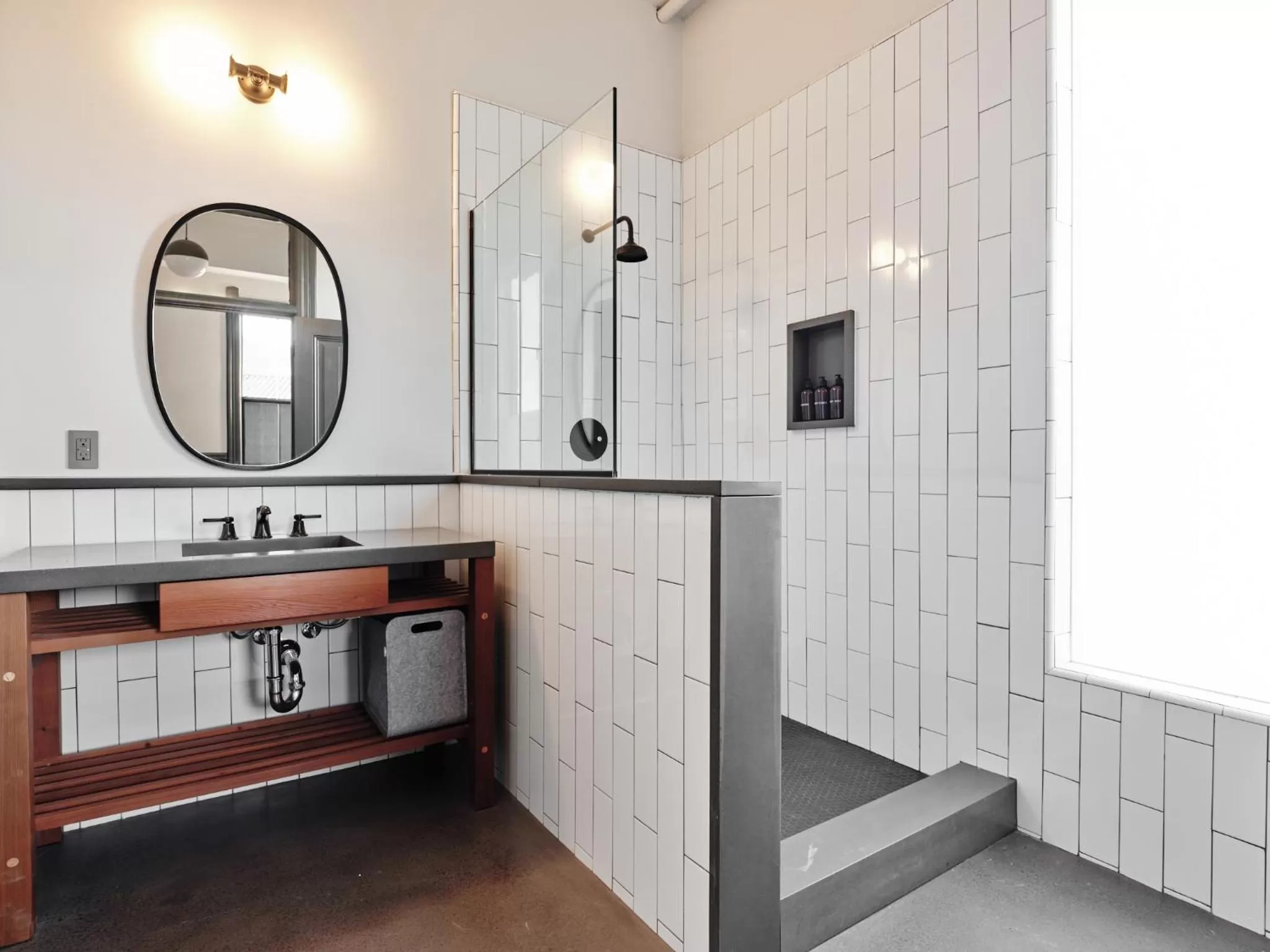 Bathroom in Thatcher Hotel