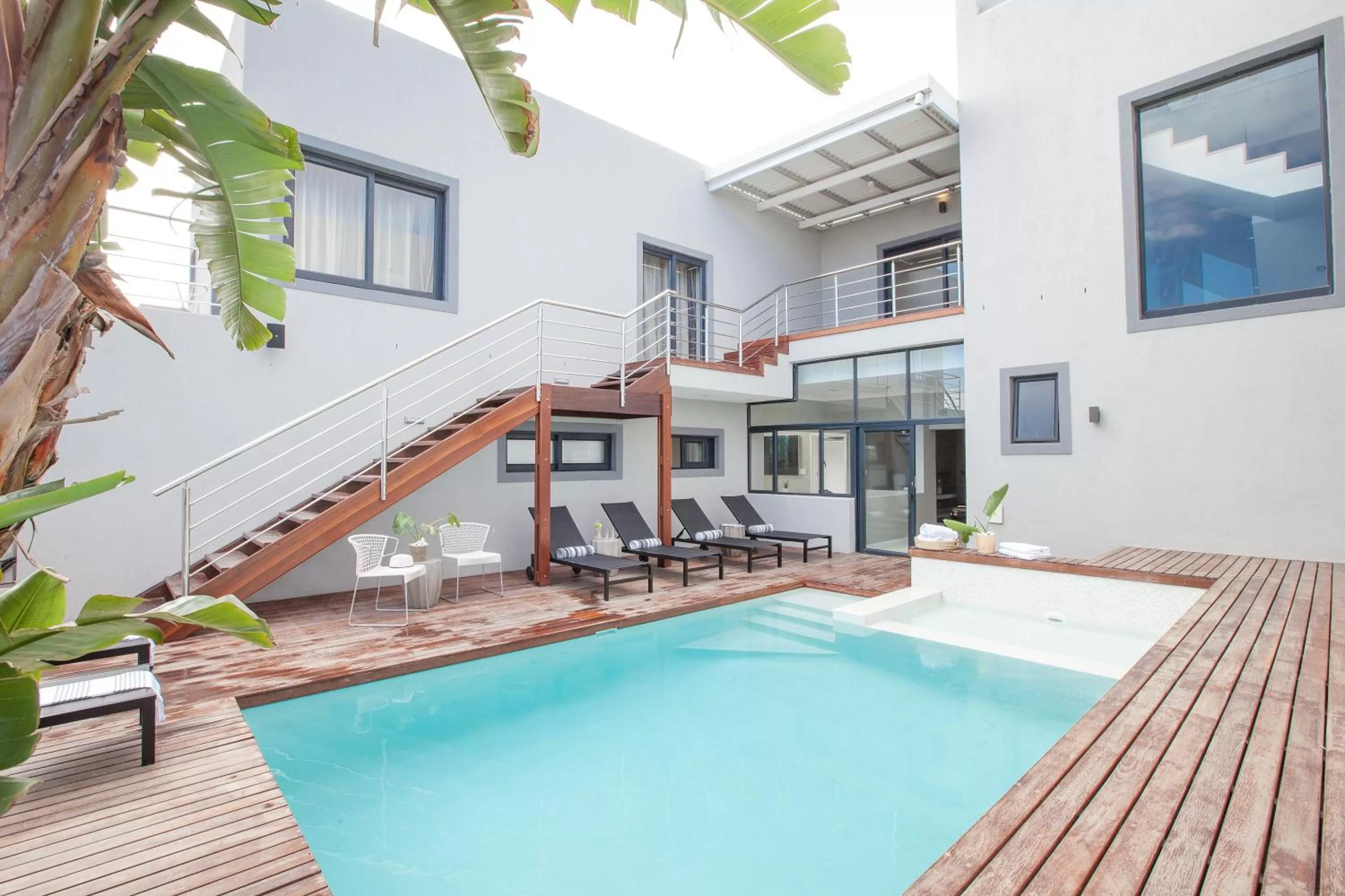 Patio in Bliss Boutique Hotel