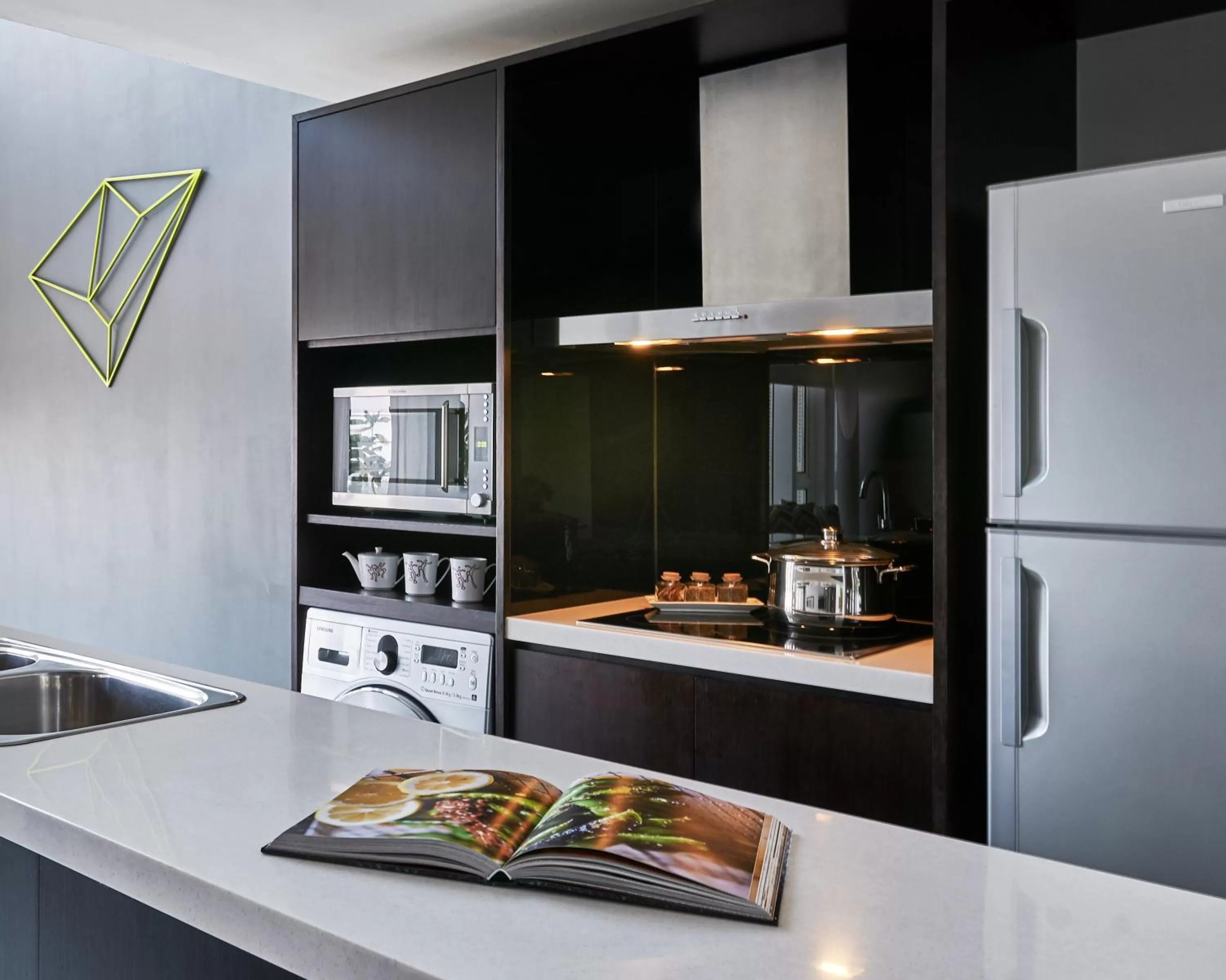Kitchen or kitchenette in Citadines Fusionopolis Singapore