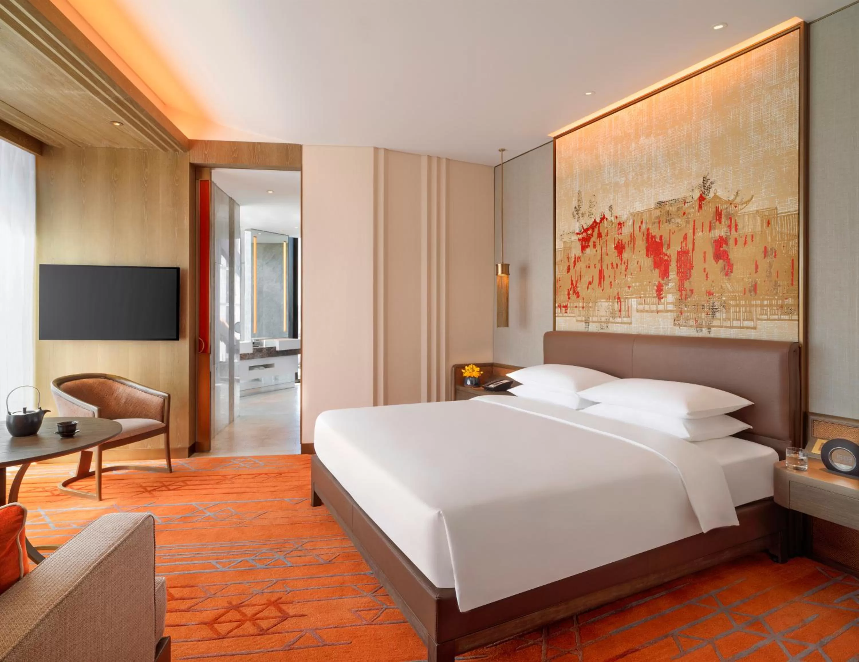 Bed in Grand Hyatt Xi'an