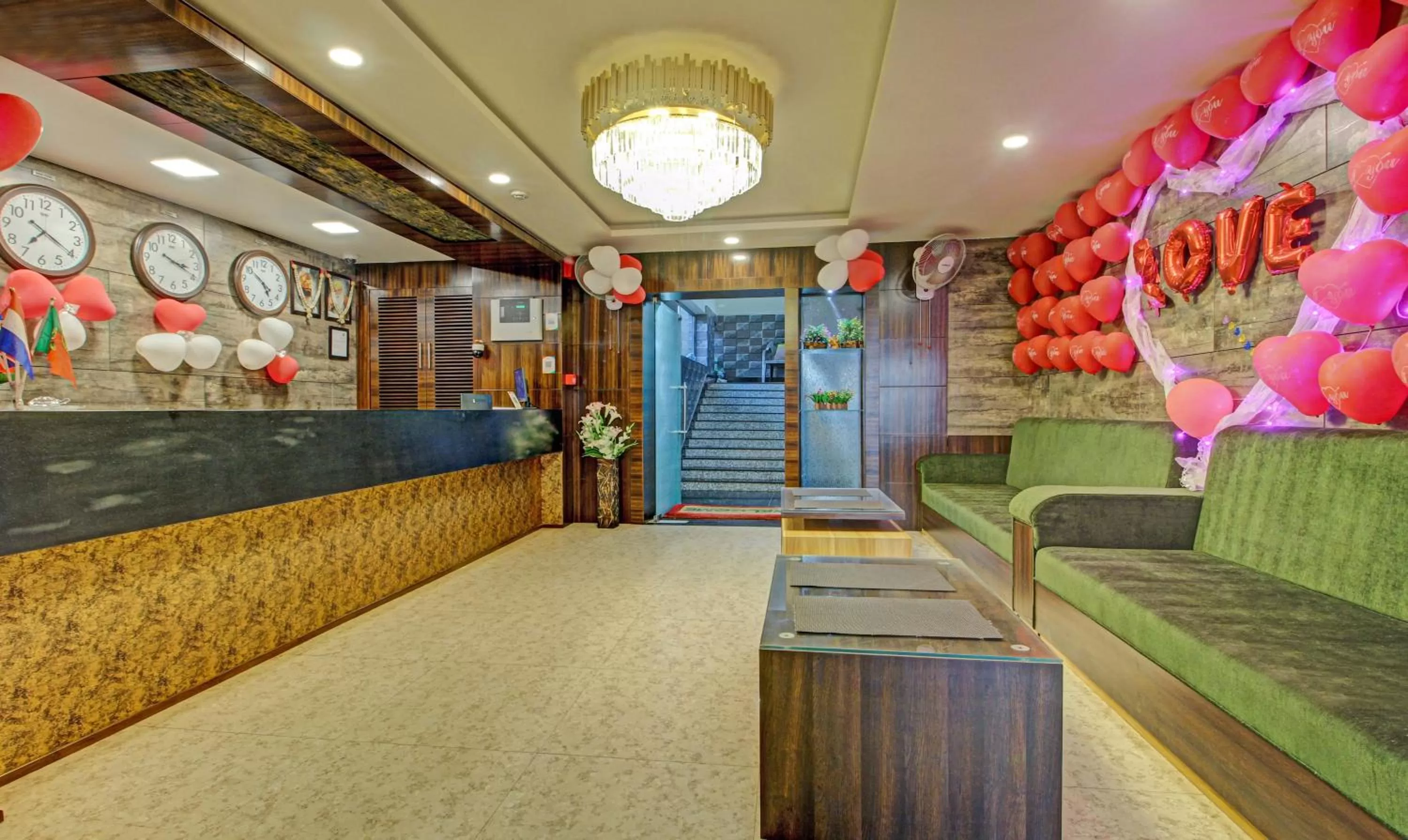 Lobby or reception in Treebo Golden Heights