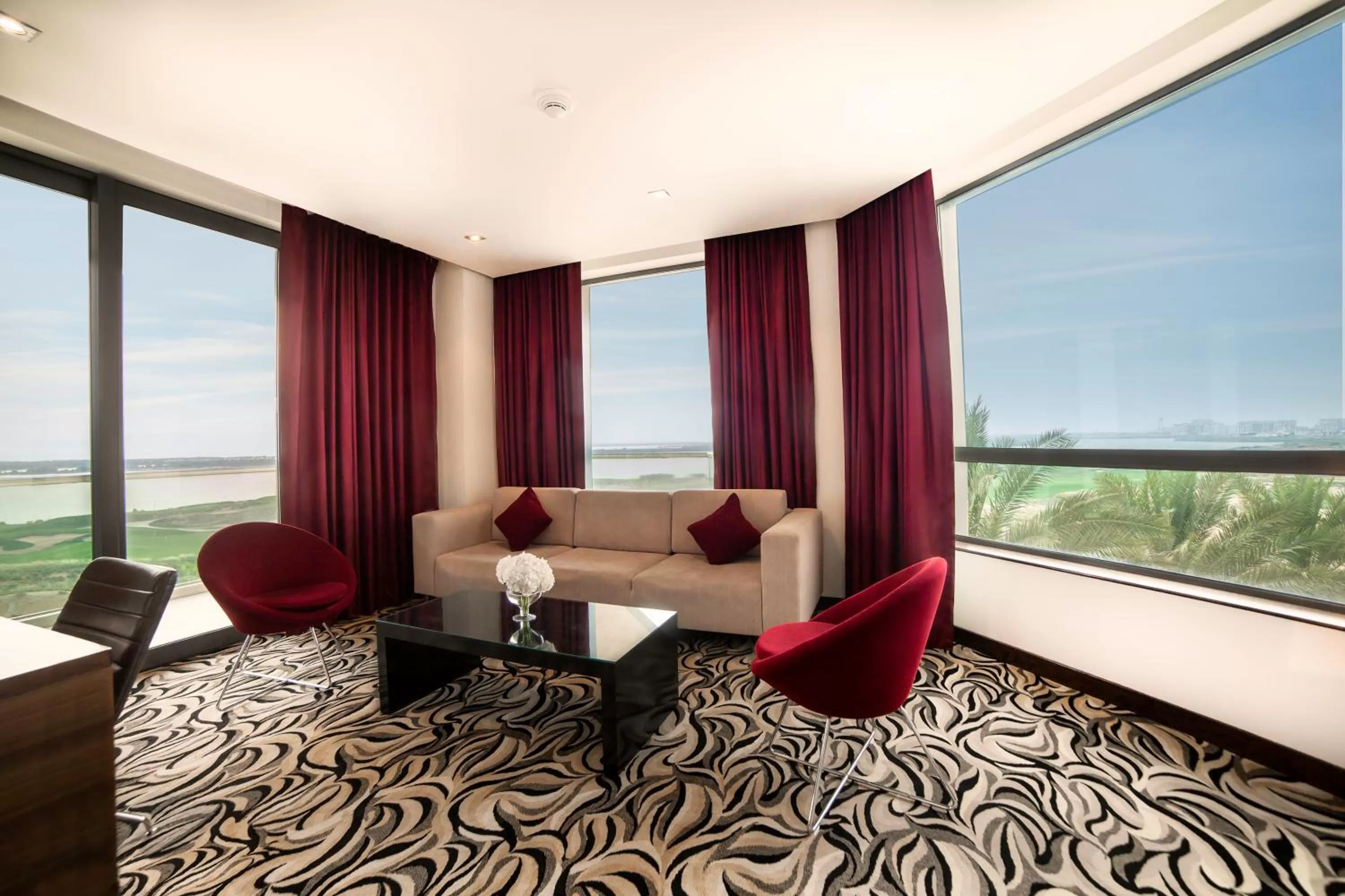 Seating area in Radisson Blu Hotel, Abu Dhabi Yas Island