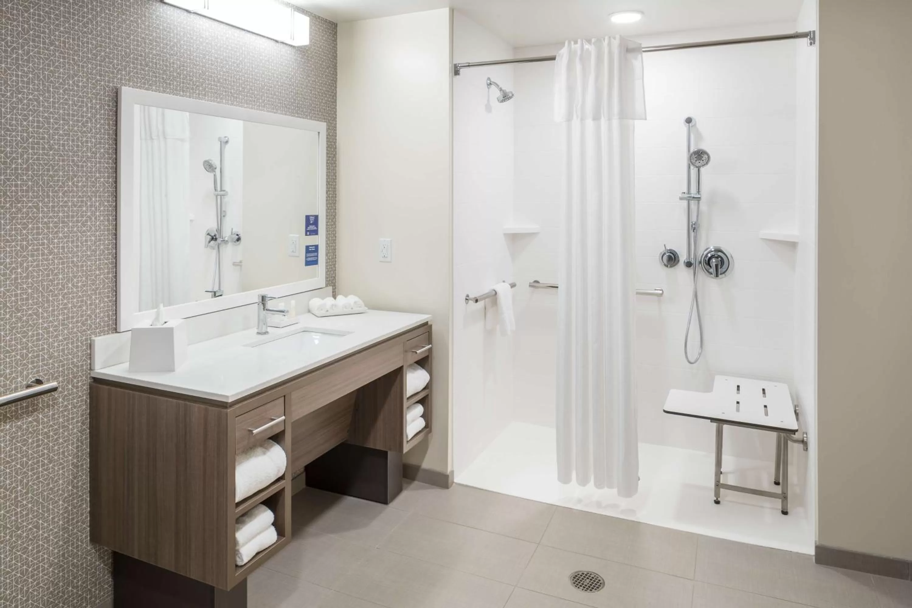 Bathroom in Home2 Suites By Hilton Cape Canaveral Cruise Port