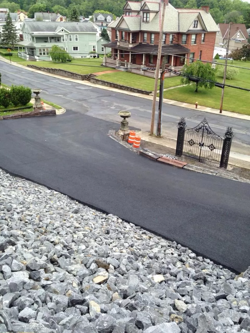Street view in Amsterdam Castle NY