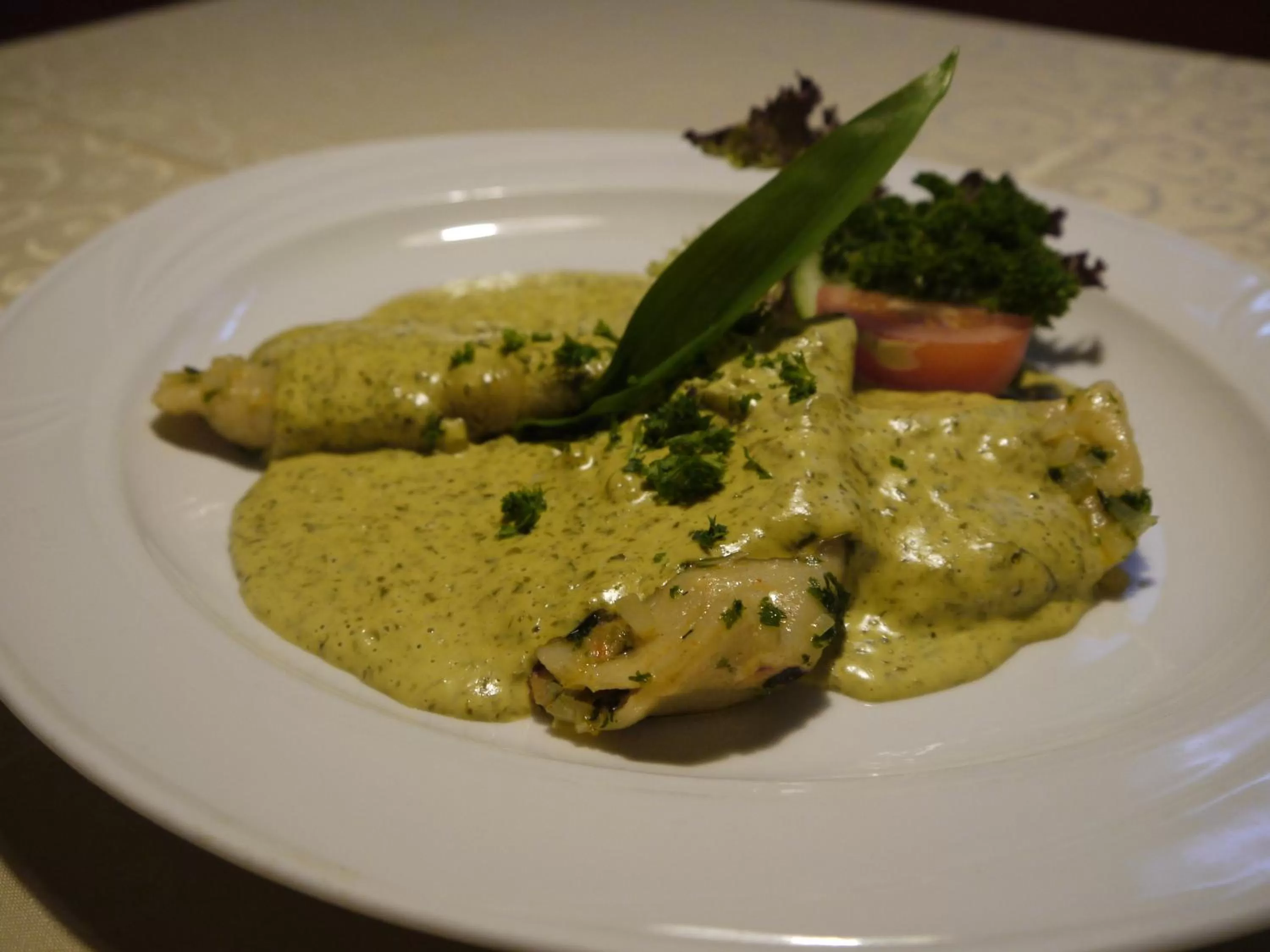 Food close-up in Hotel Engel