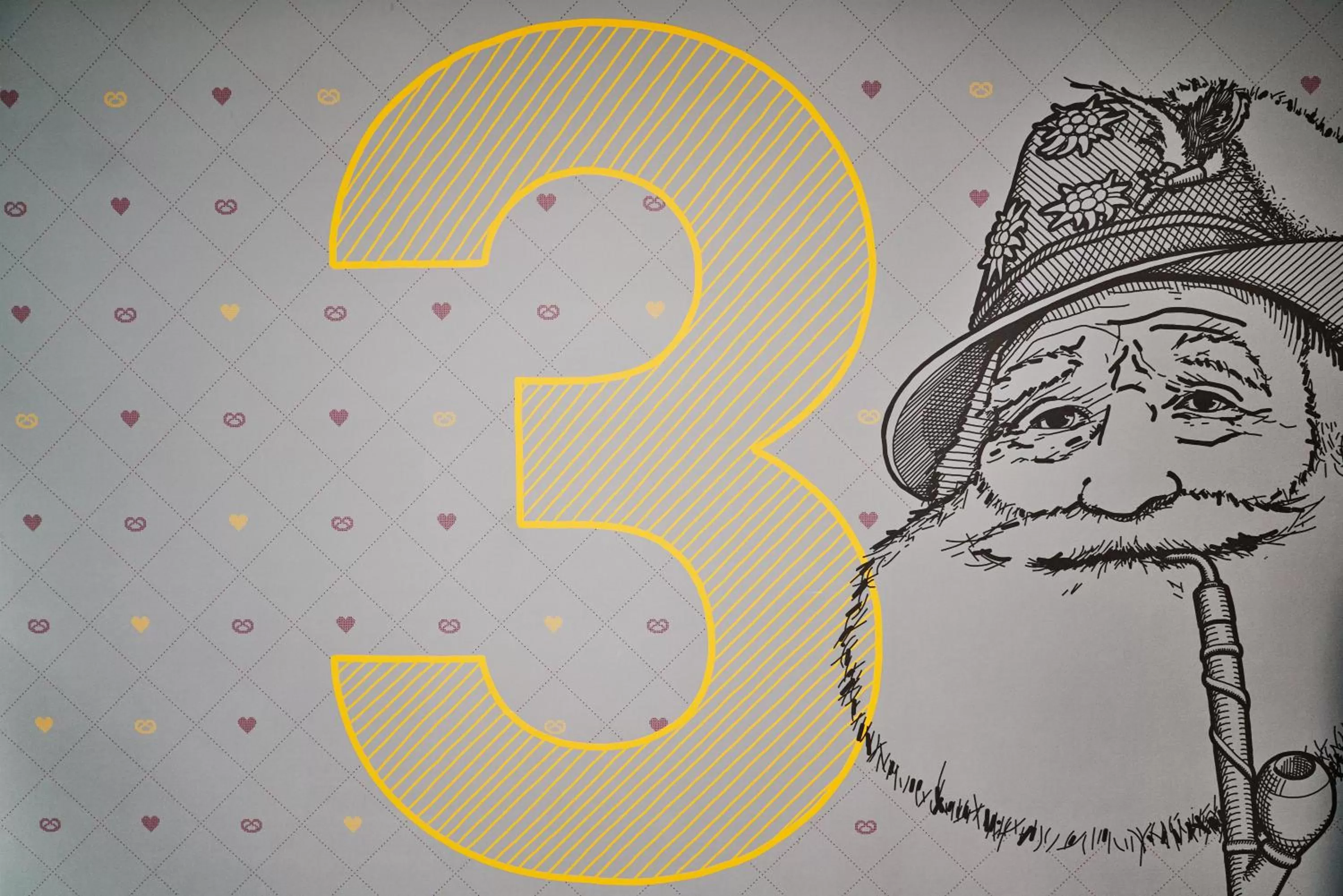 Decorative detail in McDreams Hotel München-Nord