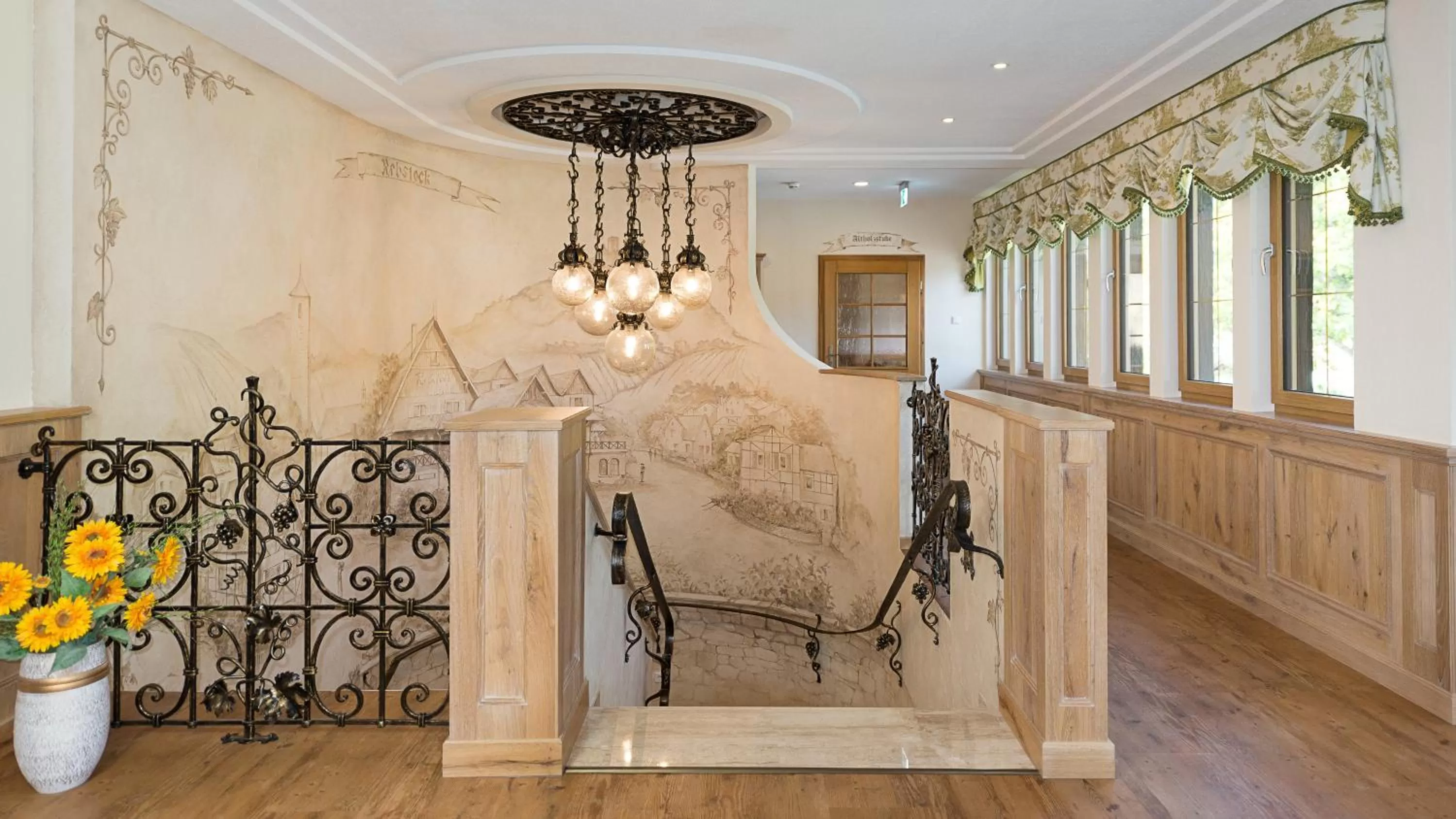 Decorative detail in Hotel Rebstock