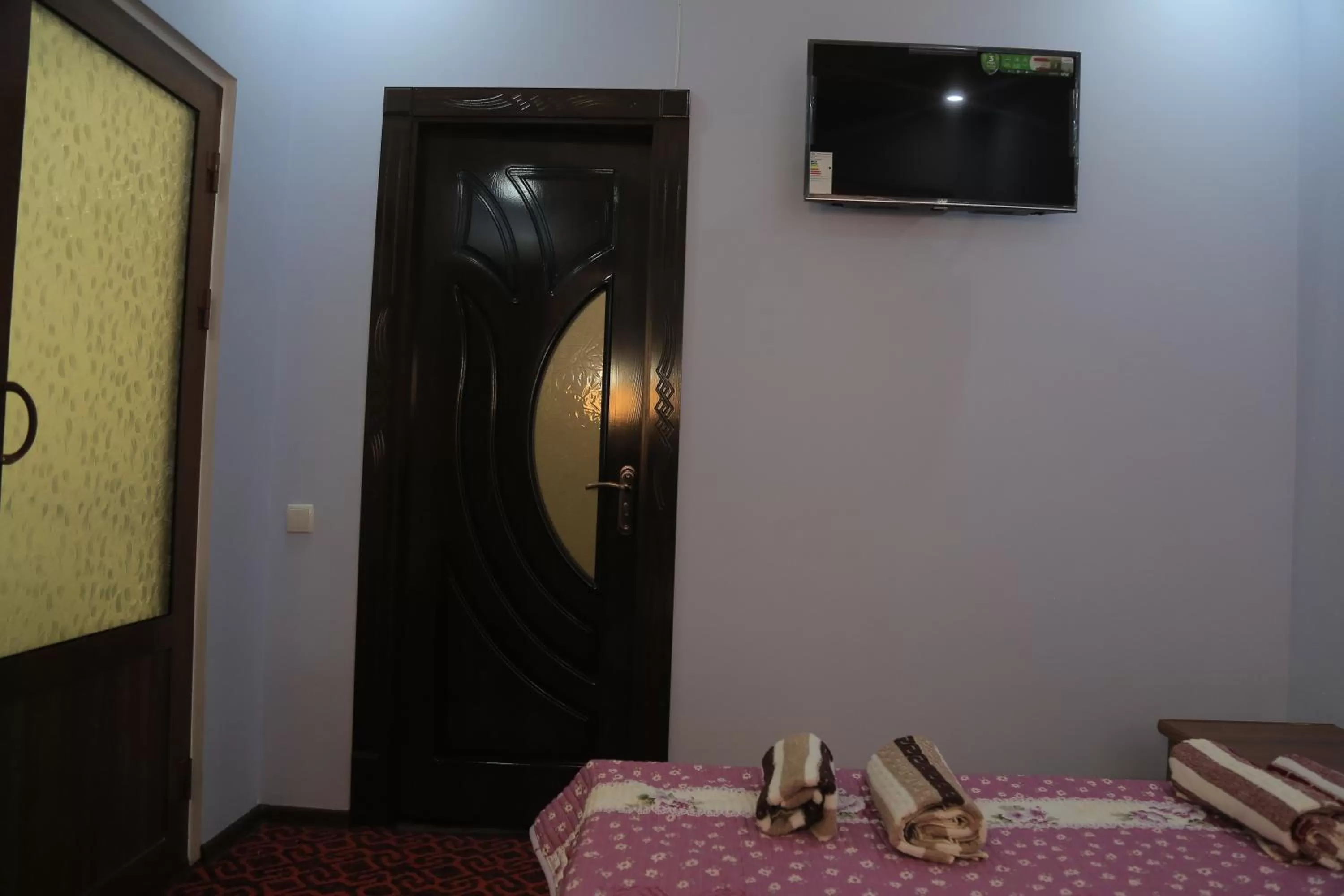 Communal lounge/ TV room in Alliance hotel bukhara