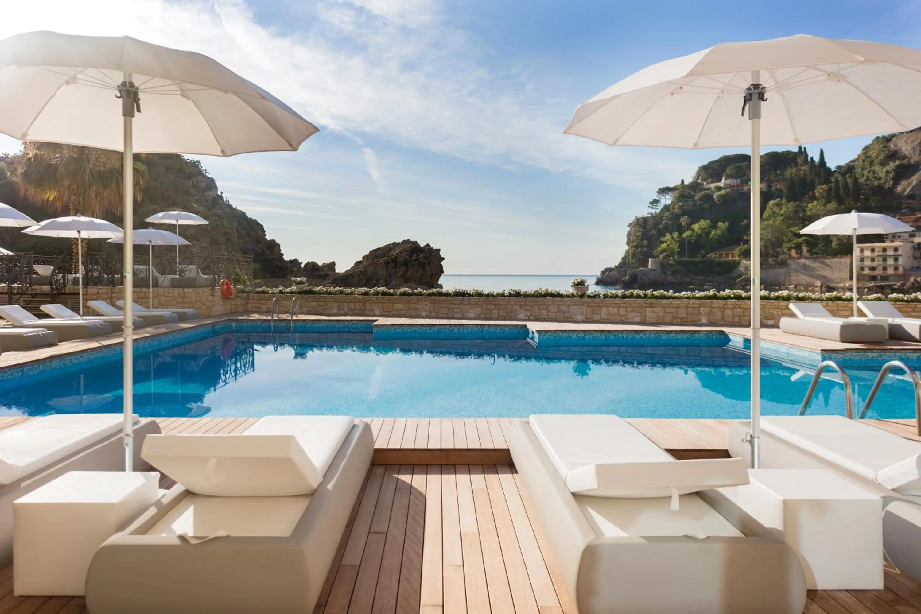 Pool view in Mazzarò Sea Palace - The Leading Hotels of the World