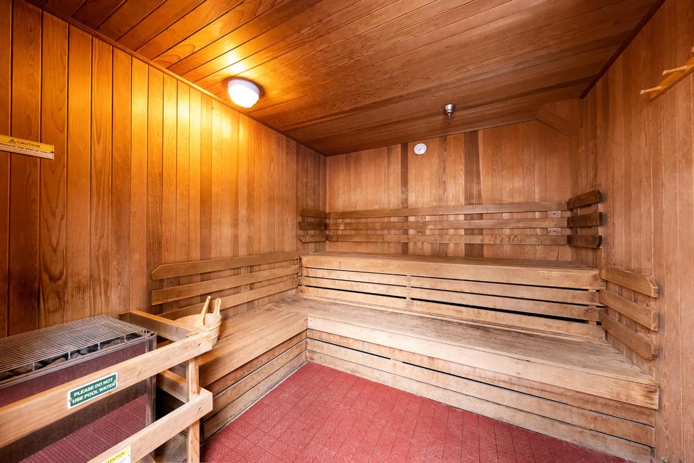 Sauna in Olympic Village Inn Olympic Valley