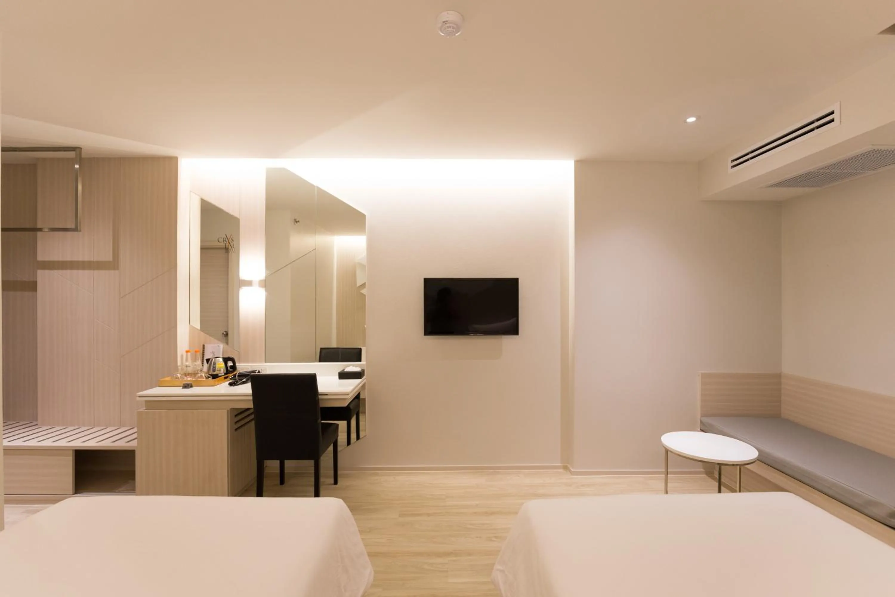 Bed in Crystal Hotel Hat Yai