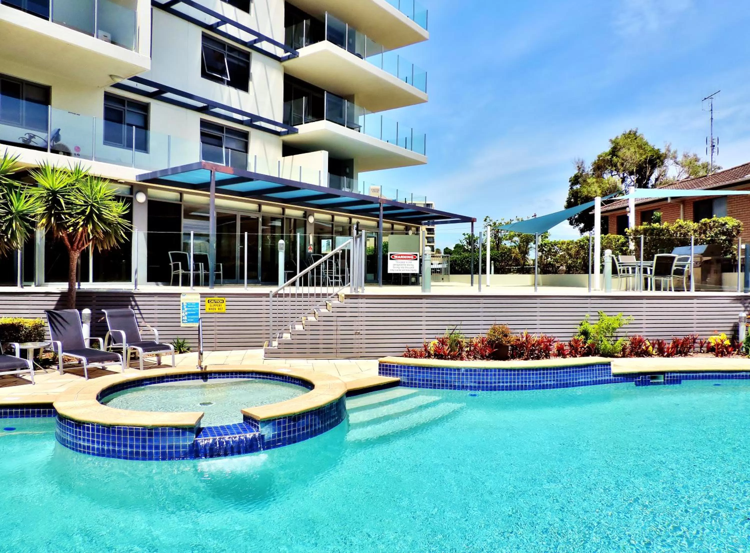 Swimming pool in Sevan Apartments Forster