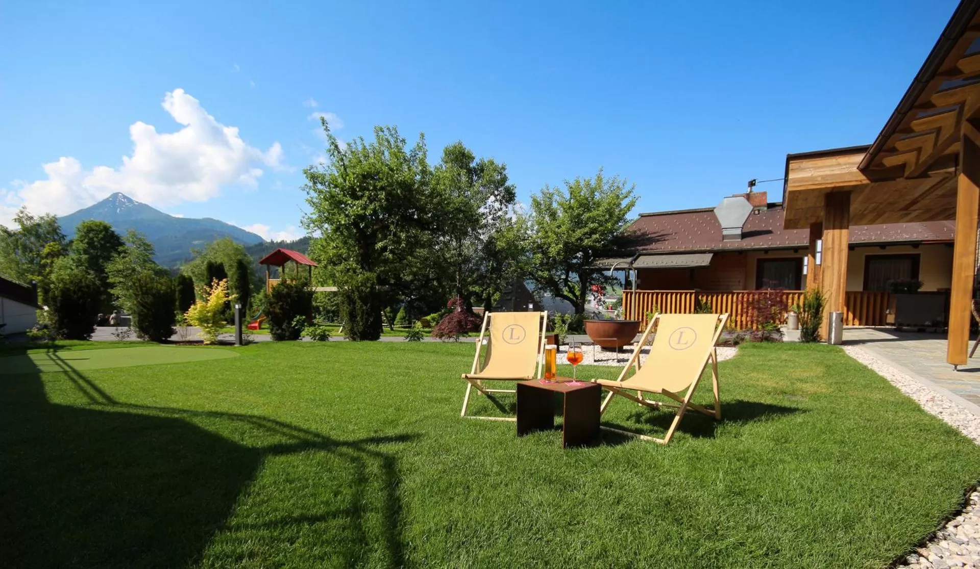 Garden in Landhotel Laudersbach