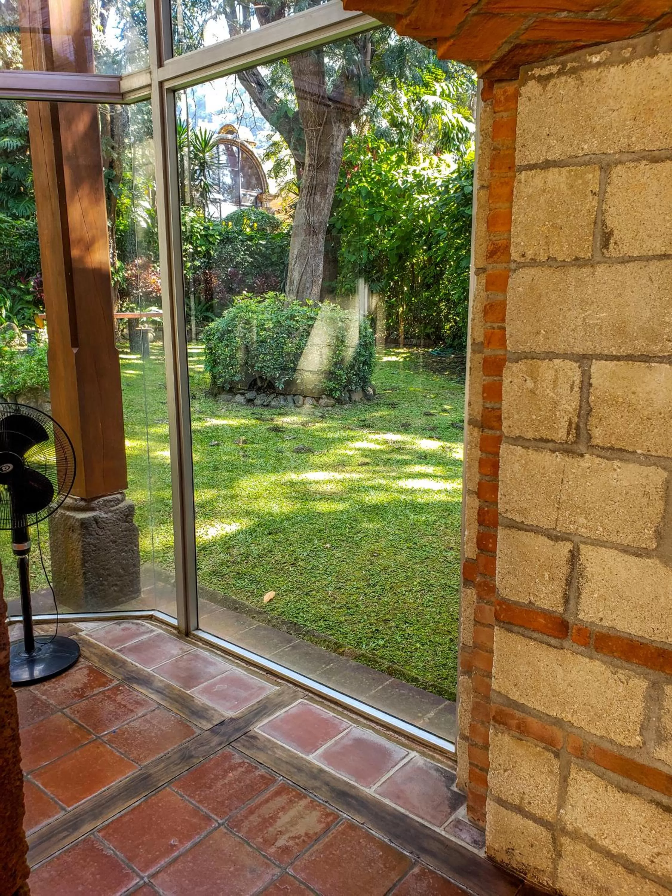 Garden in Hotel San Buenaventura de Atitlán