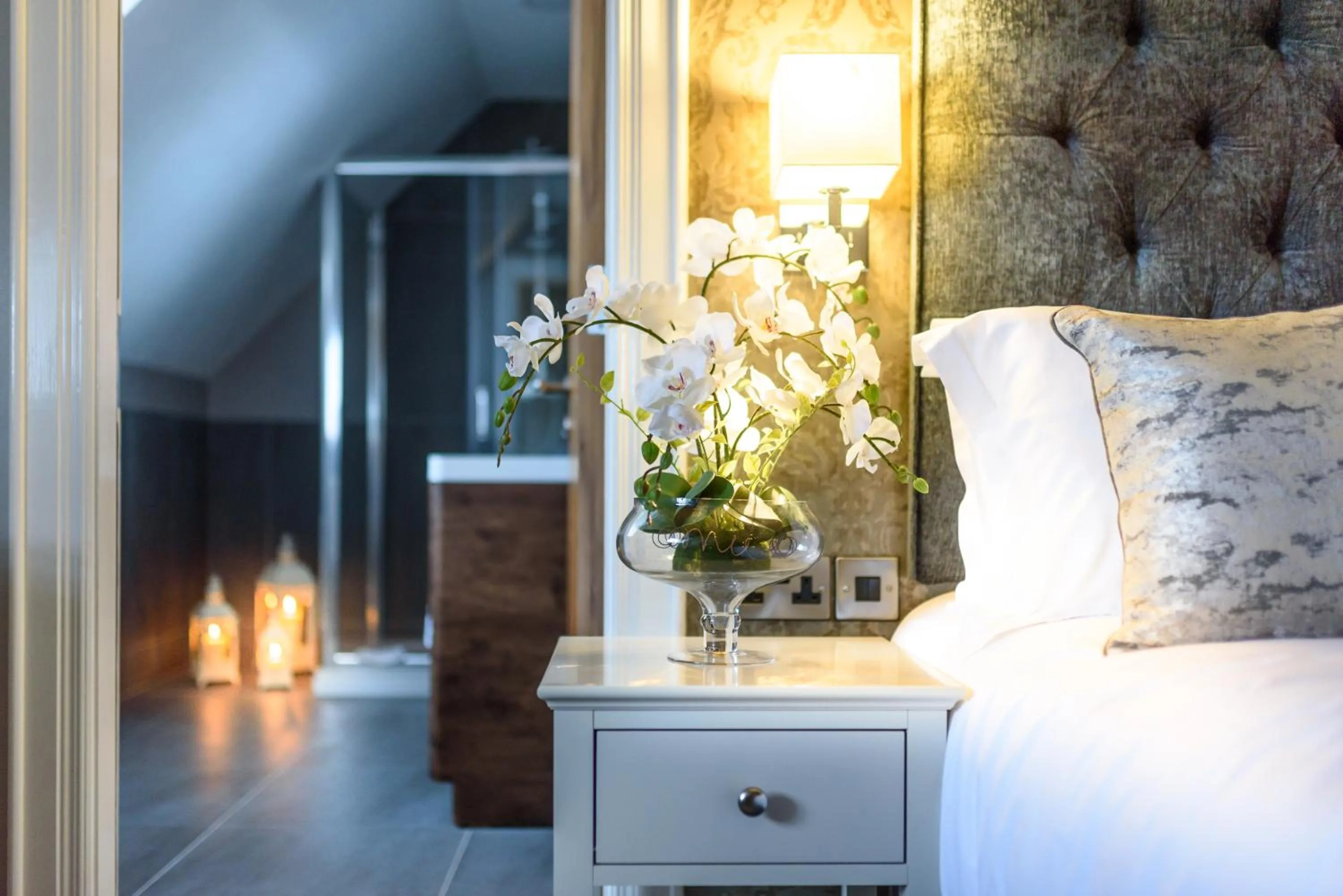 Decorative detail, Bed in Shipquay Boutique Hotel