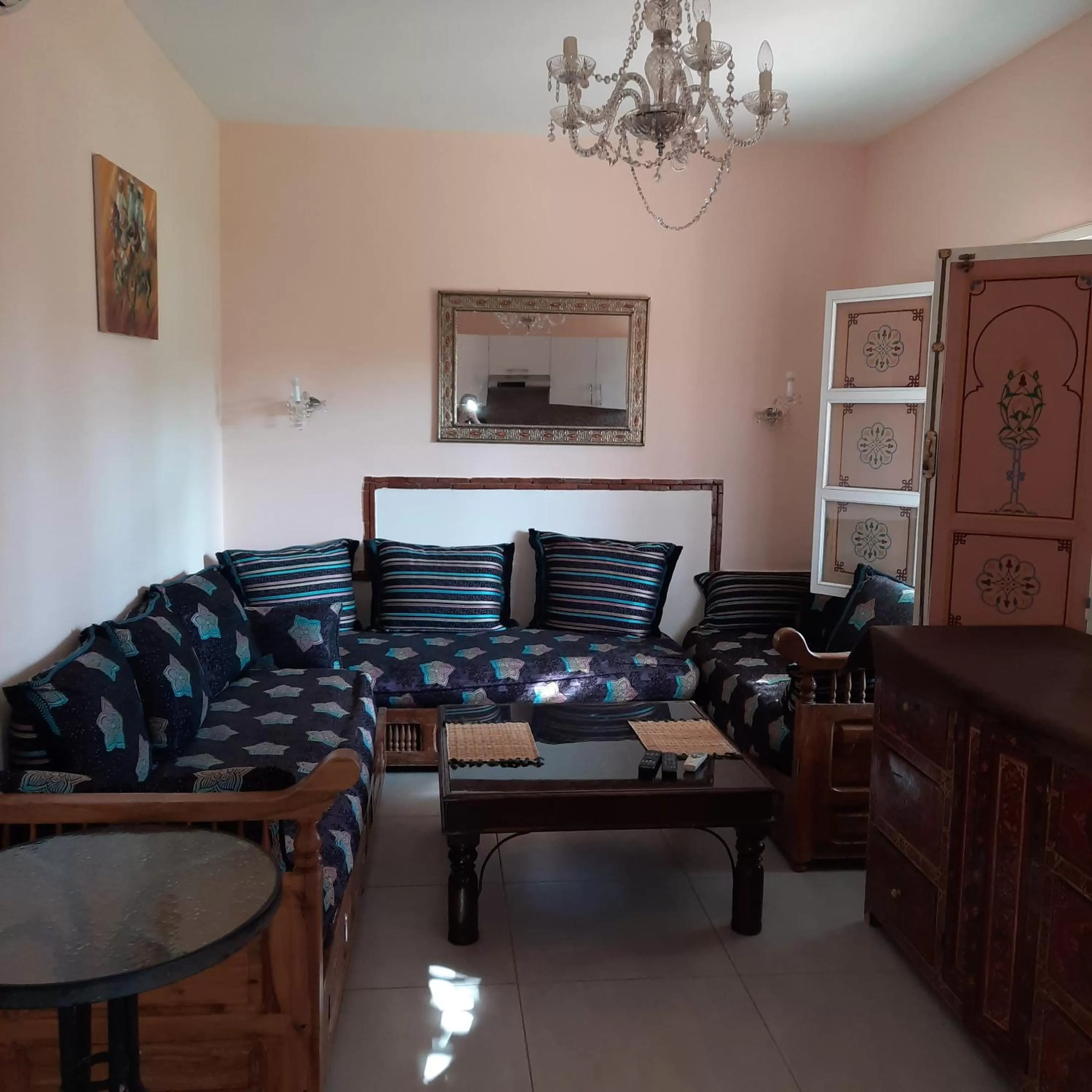 Seating Area in Résidence Habiba