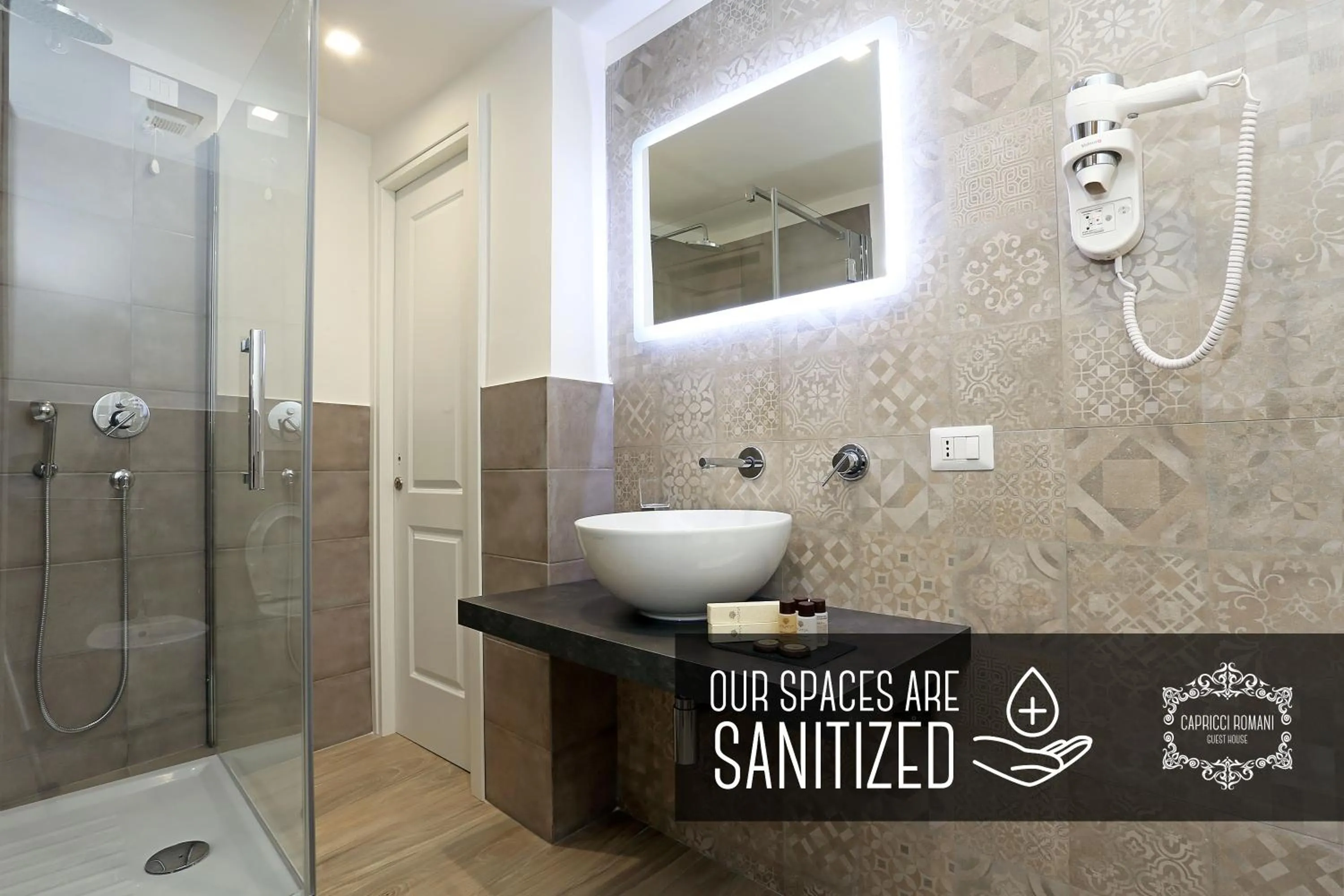 Bathroom in Capricci Romani