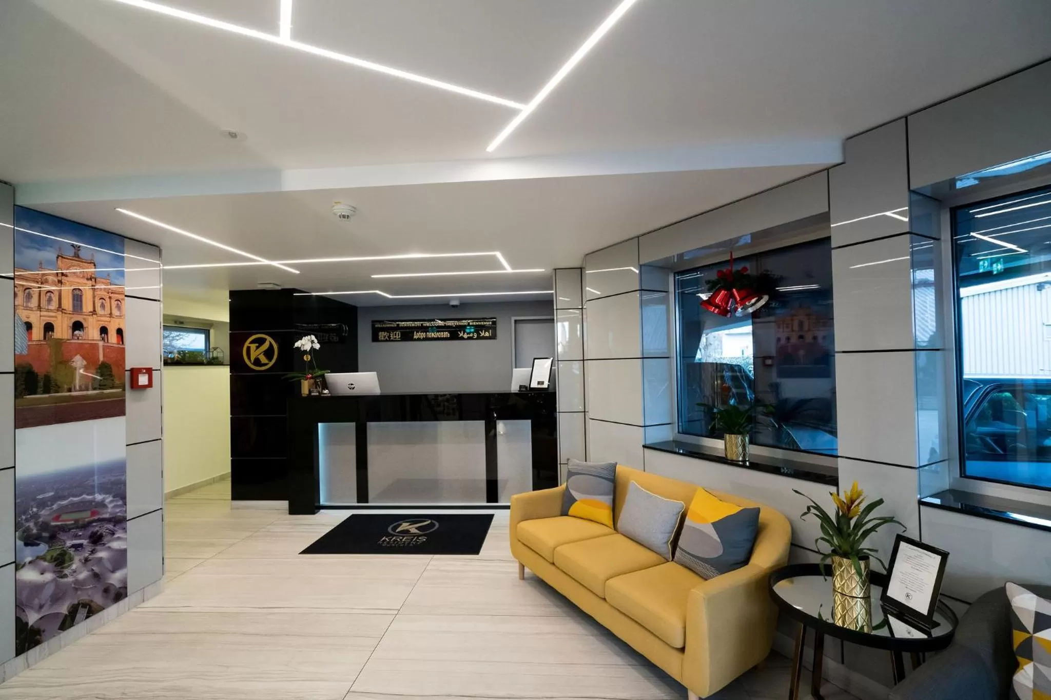 Lobby or reception in Hotel Kreis Residenz München