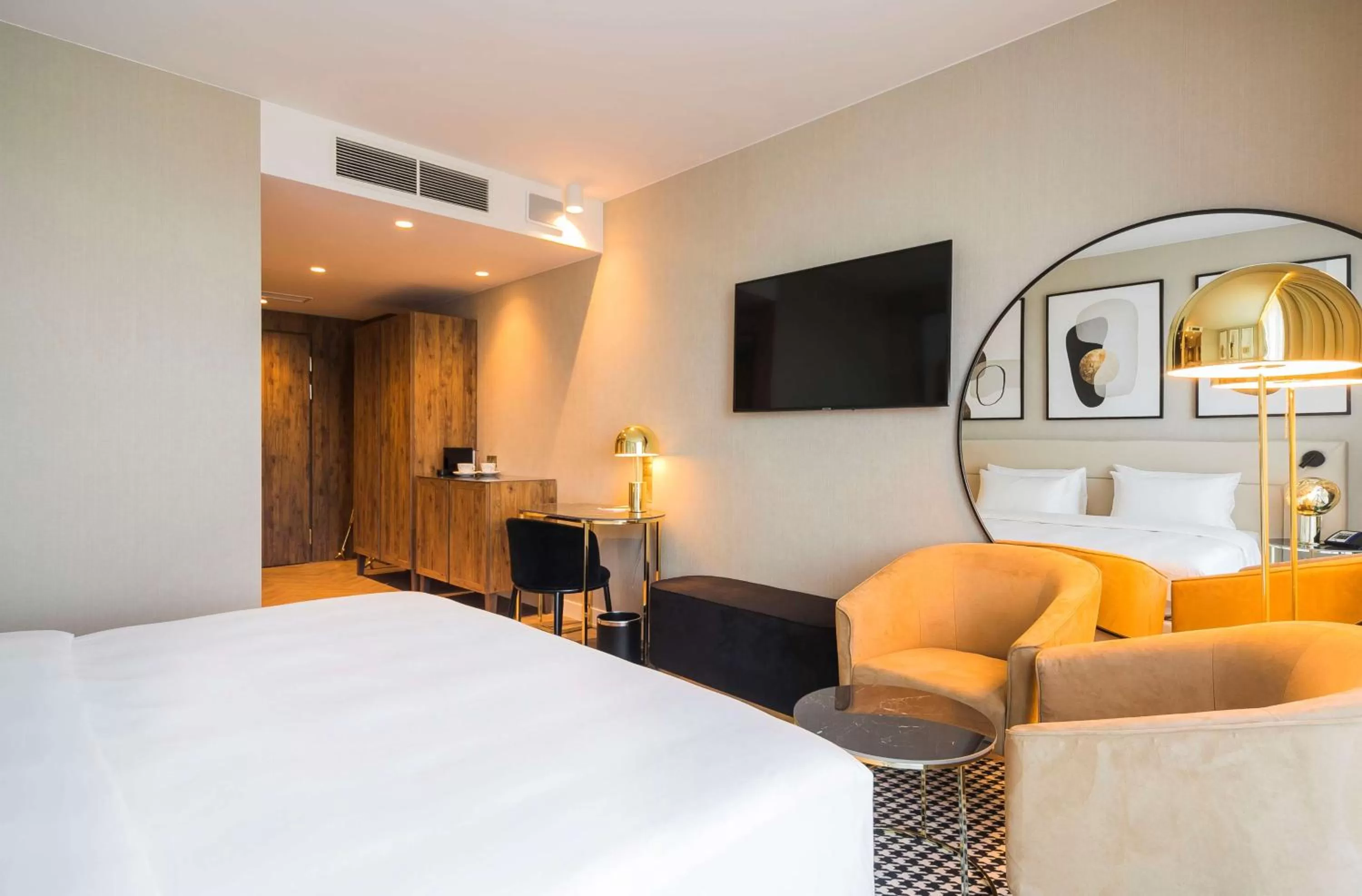 Photo of the whole room, Bed in Radisson Blu Hotel Sopot