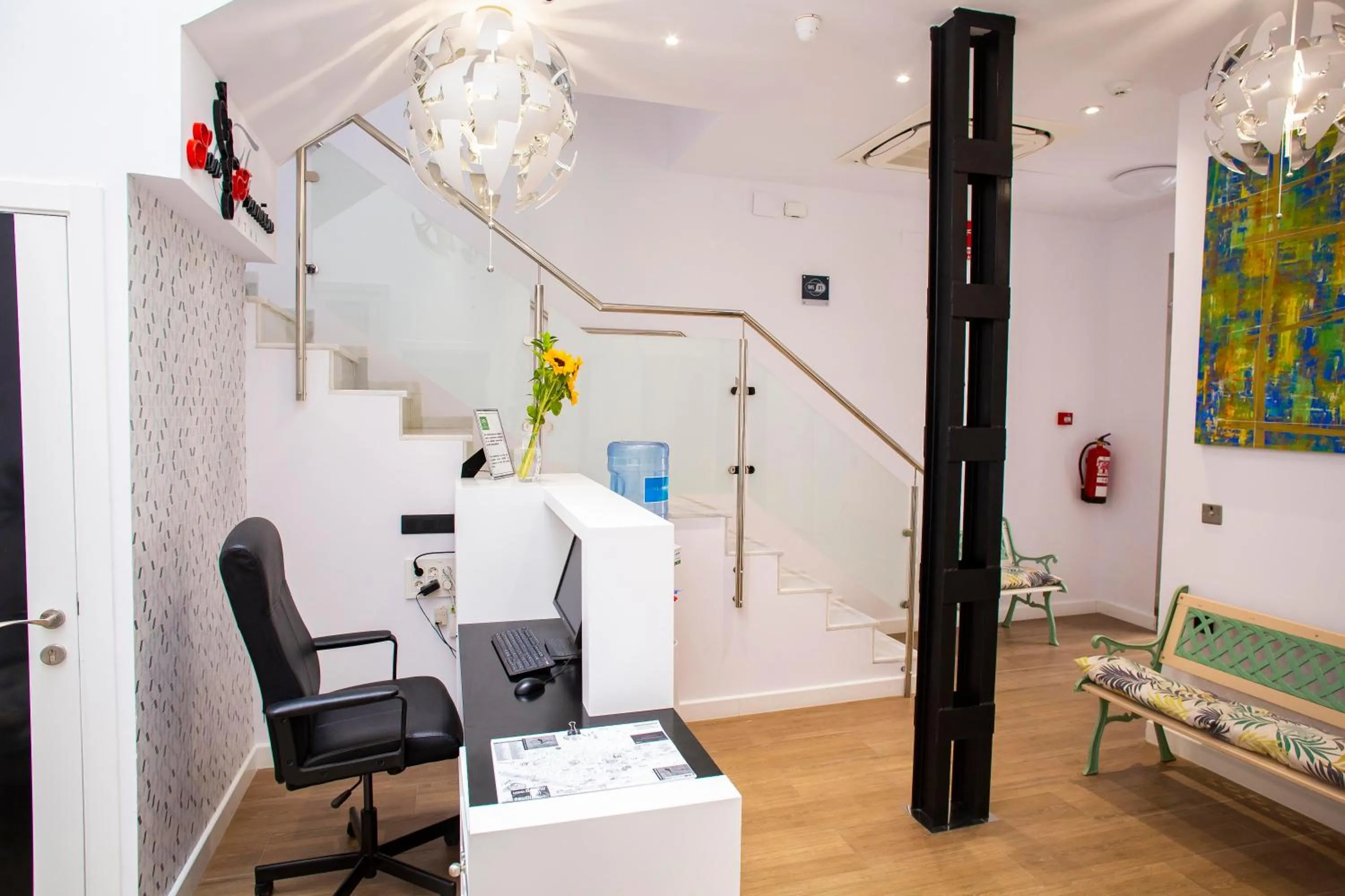 Lobby or reception in Hostal San Francisco