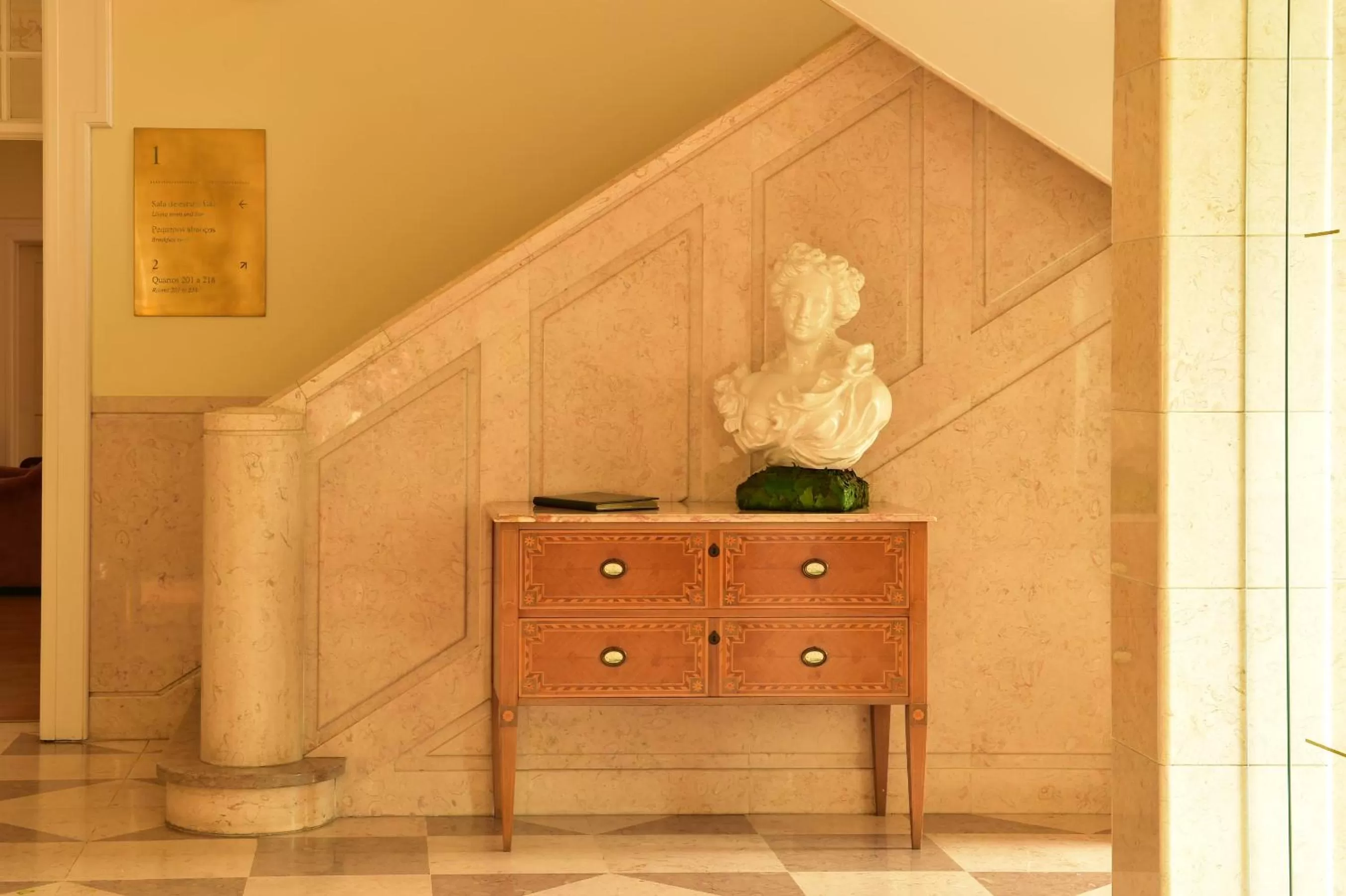 Lobby or reception in Pousada Palacio de Queluz