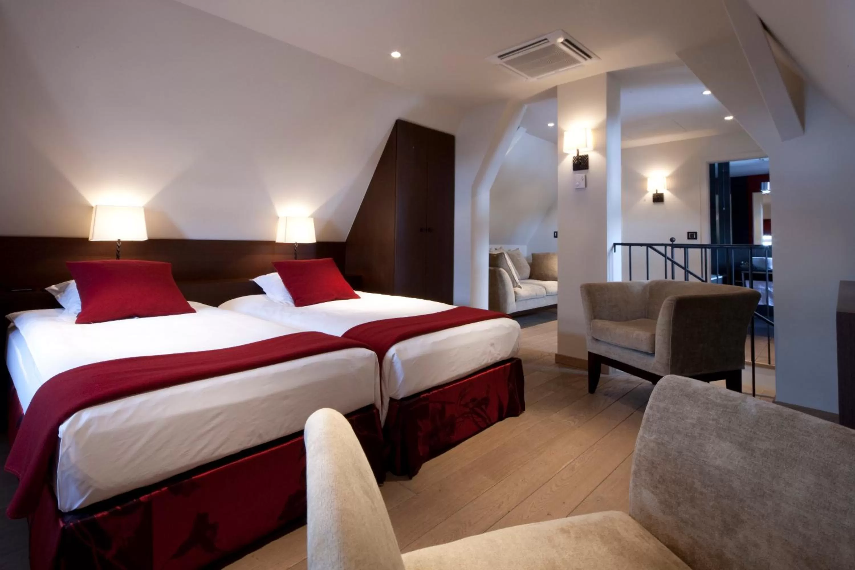 Photo of the whole room, Bed in Hotel Restaurant De l'Illwald