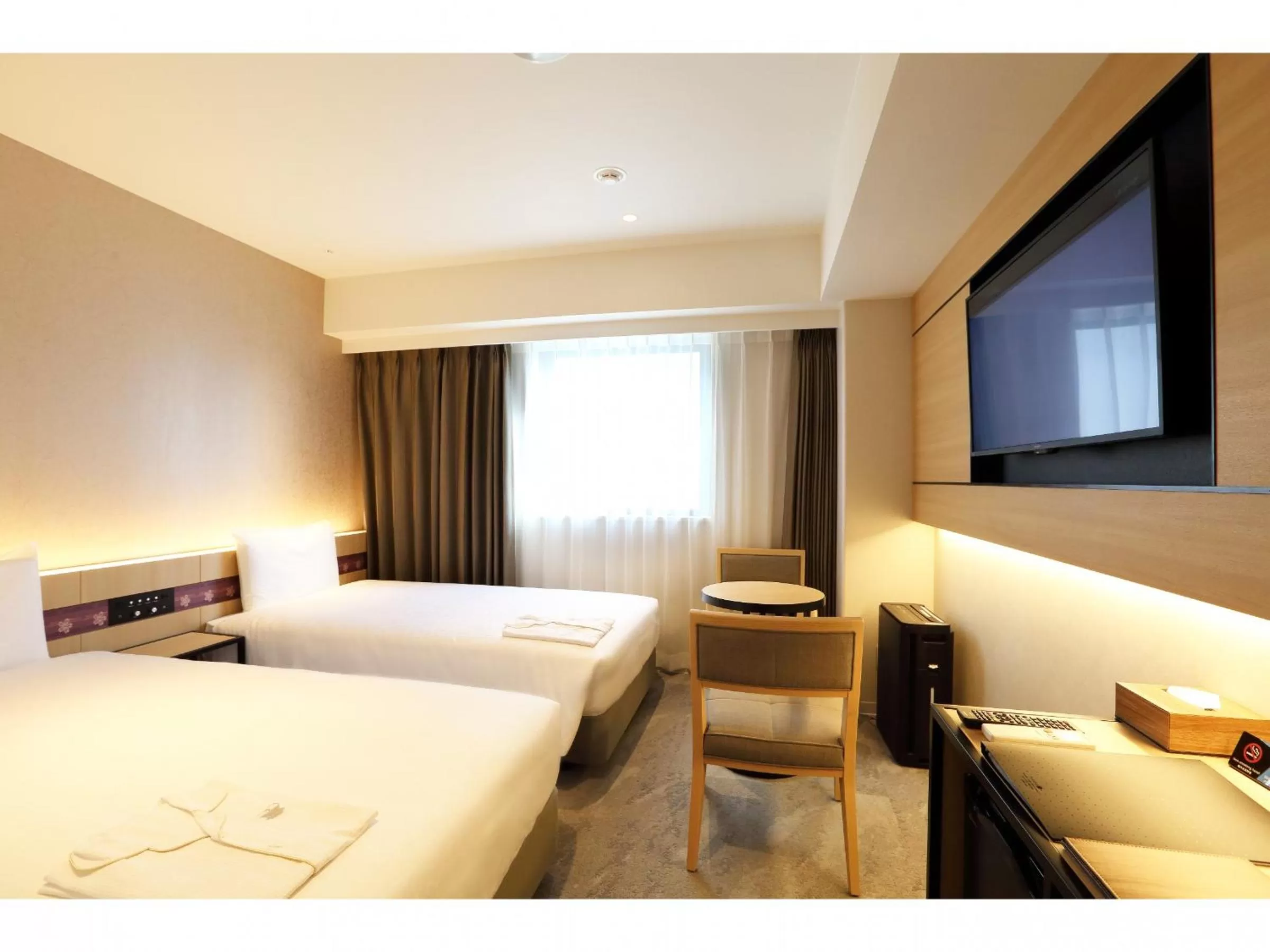 Photo of the whole room, Bed in Henn na Hotel Premier Nara